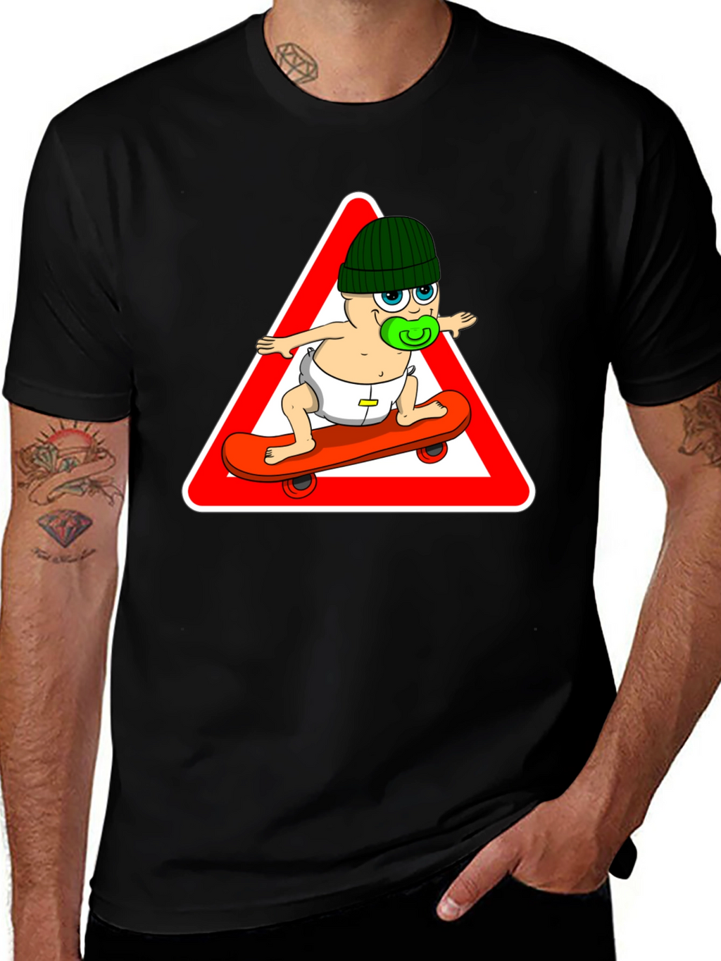Baby Skateboarder Graphic Tee