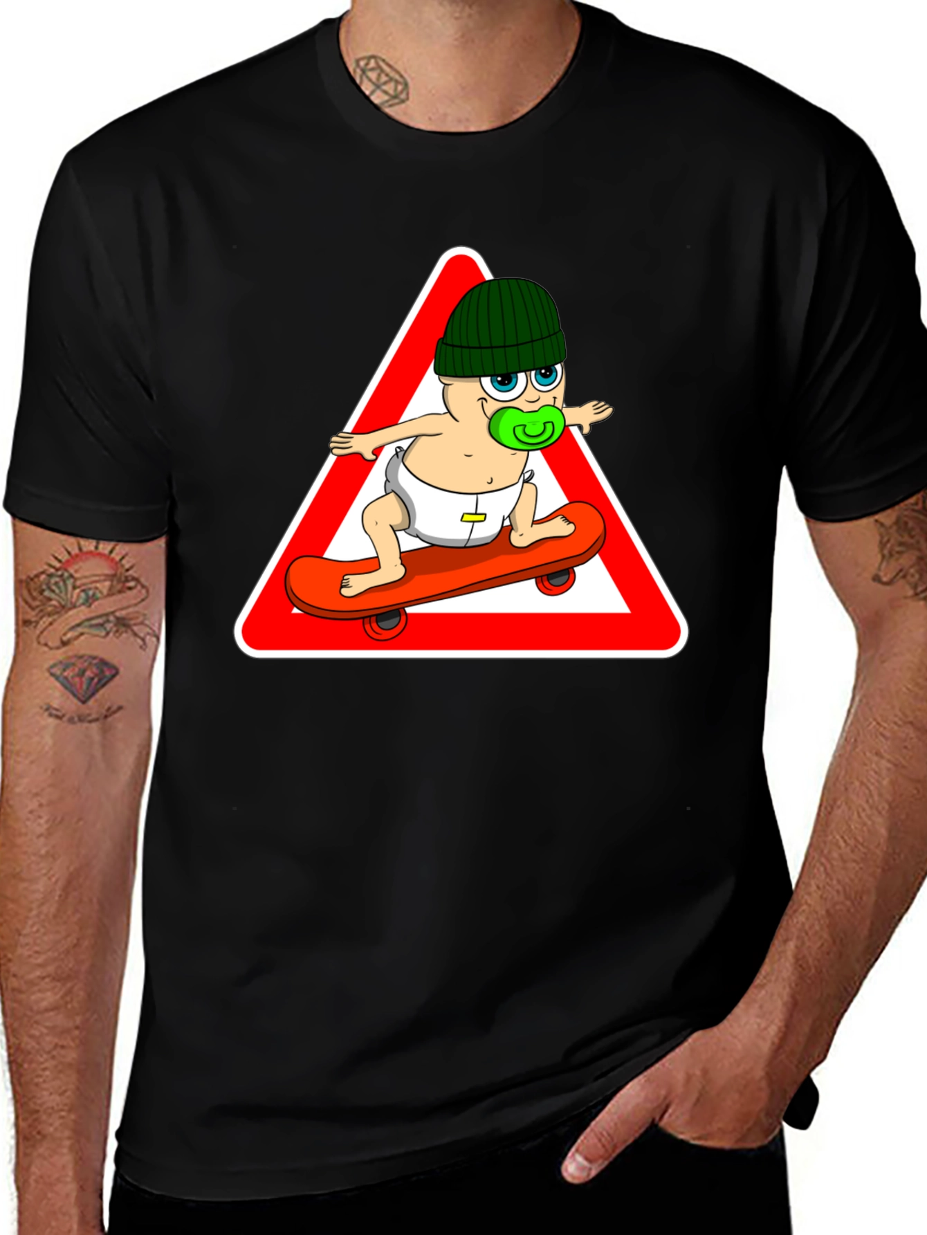 Baby Skateboarder Graphic Tee