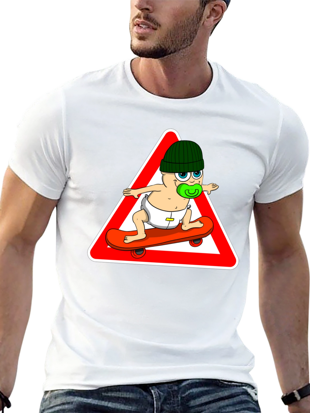 Baby Skateboarder Graphic Tee