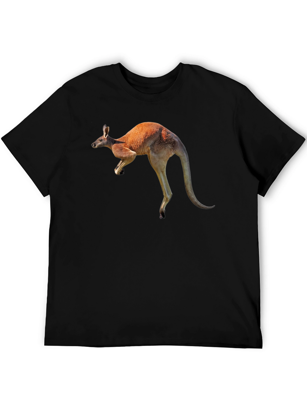 Kangaroo Graphic Tee - Black