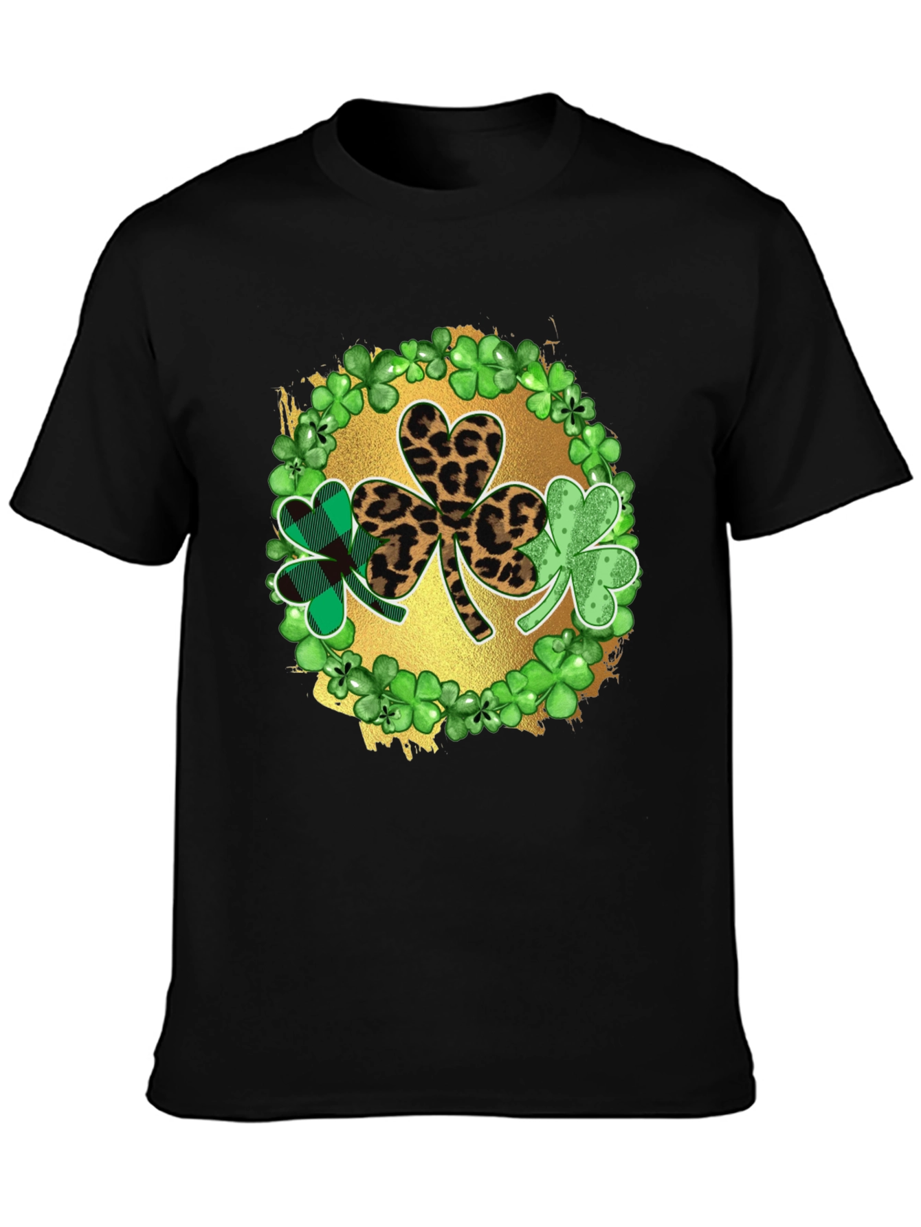 St. Patricks Day Shamrock Graphic T-Shirt