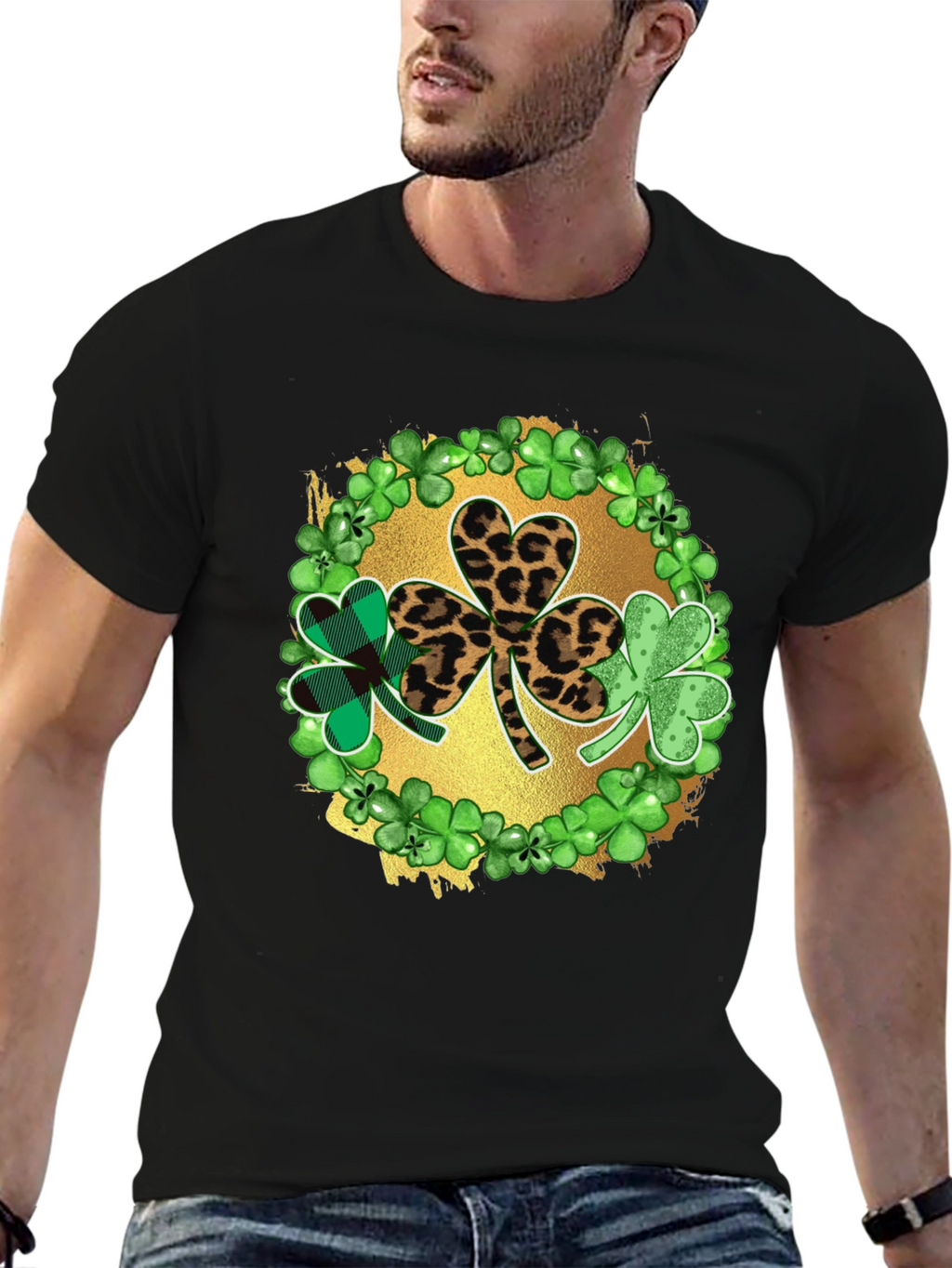 St. Patricks Day Shamrock Graphic T-Shirt