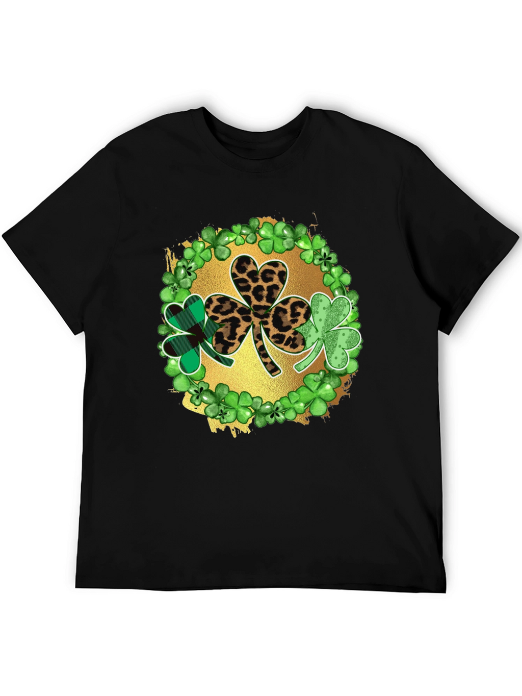 St. Patricks Day Shamrock Graphic T-Shirt