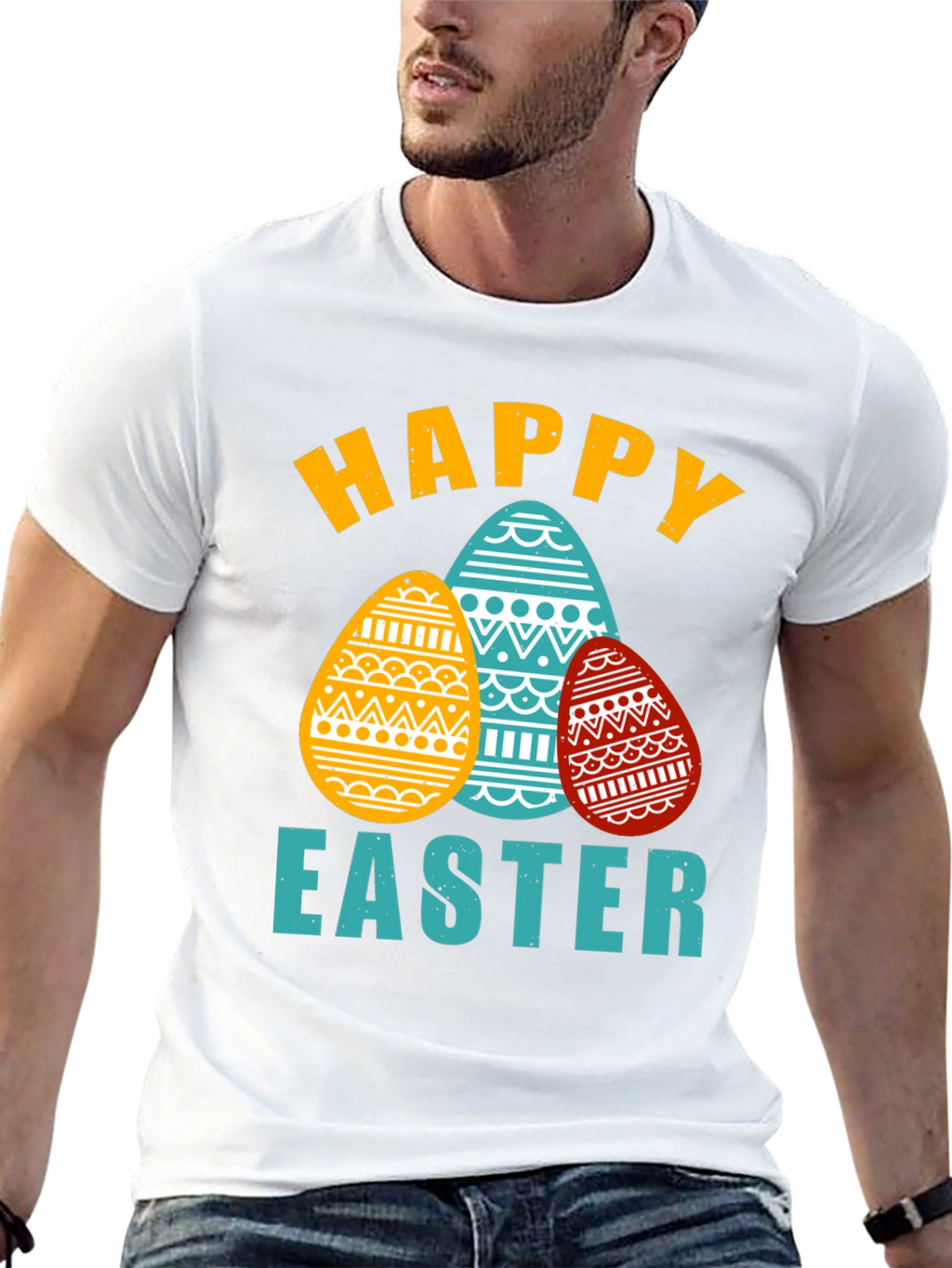 Happy Easter T-Shirt Egg Design