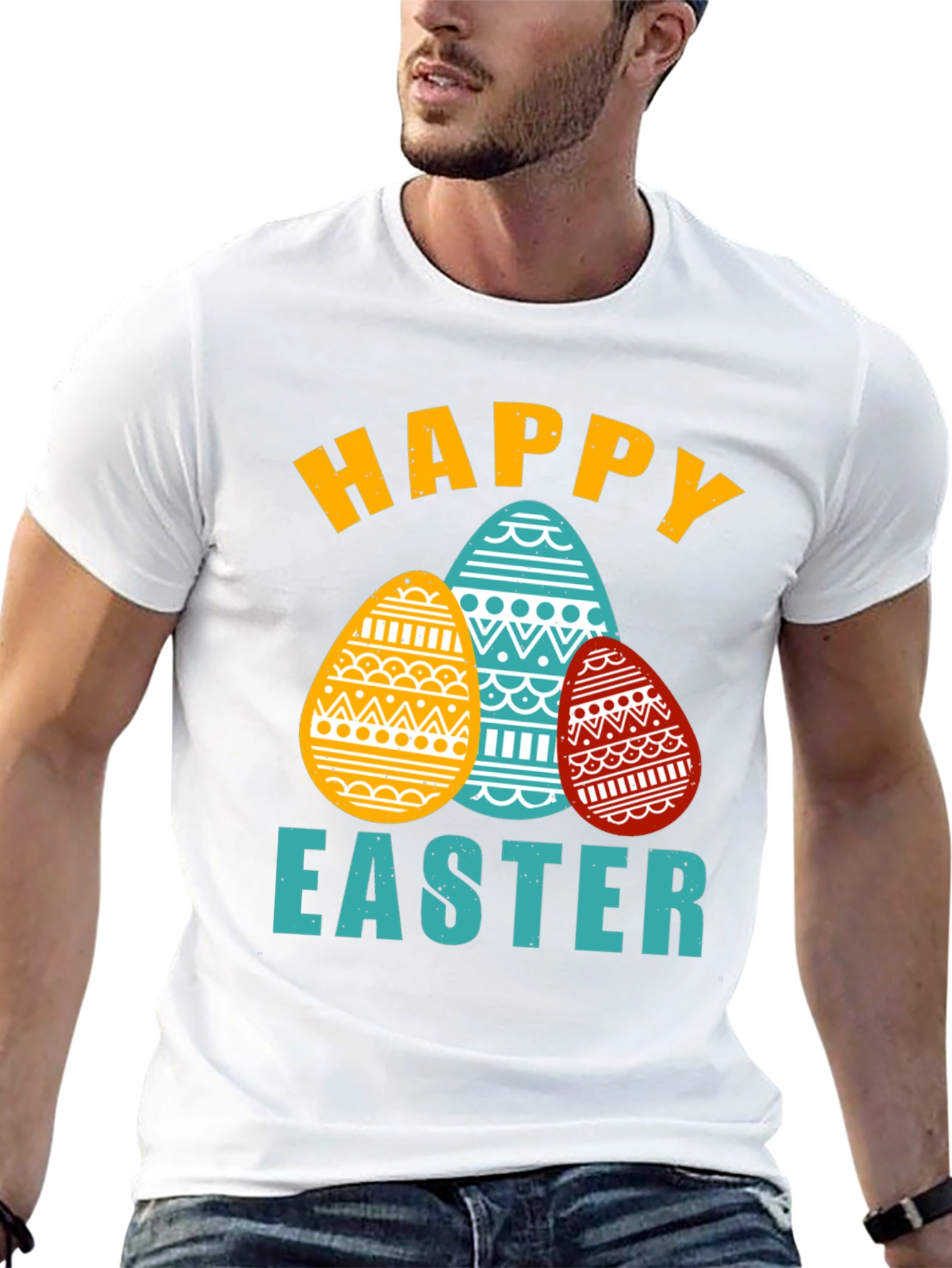 Happy Easter T-Shirt Egg Design
