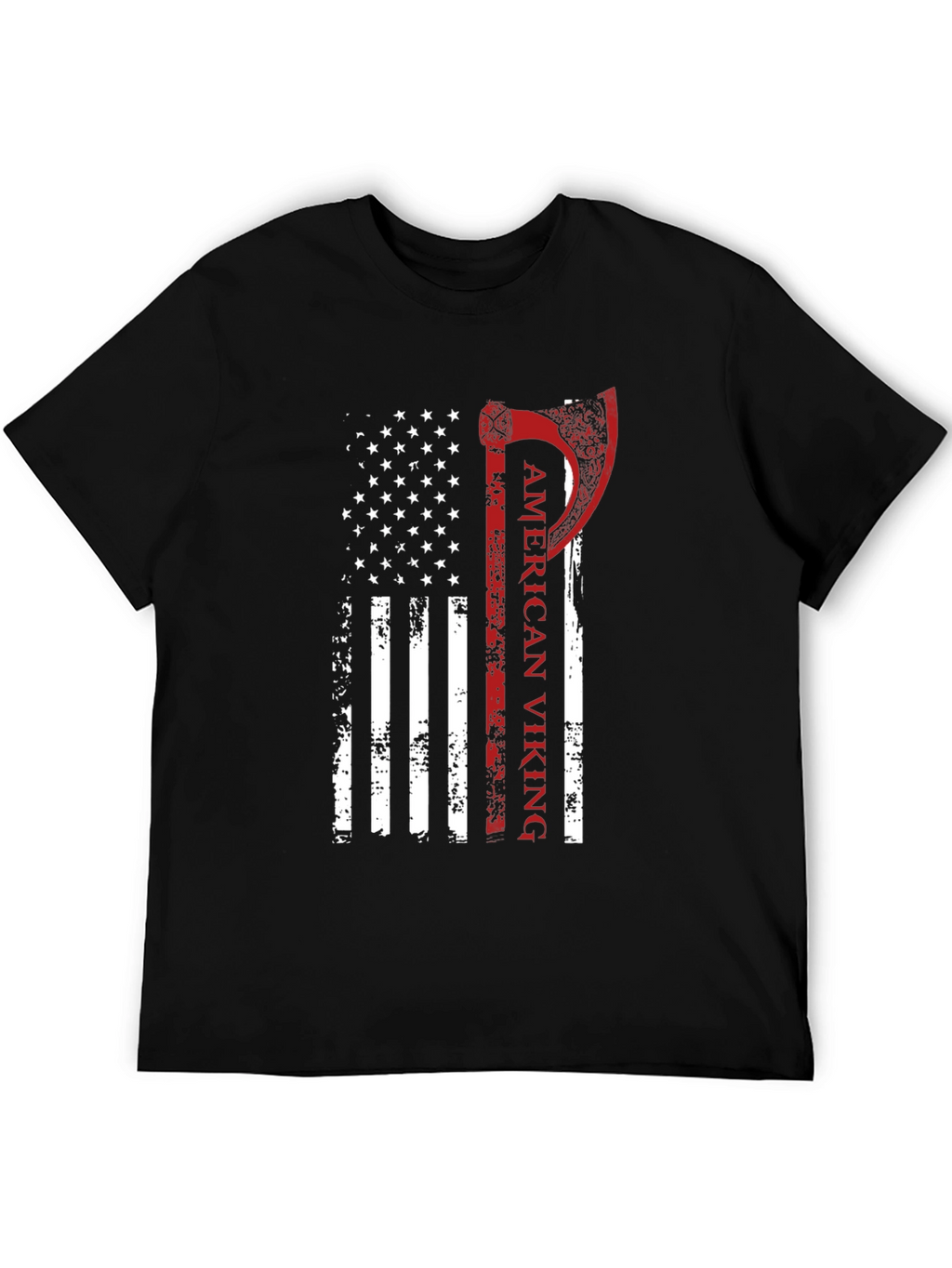 American Viking Flag Graphic T-Shirt