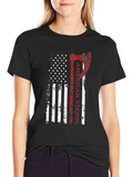 American Viking Flag Graphic T-Shirt