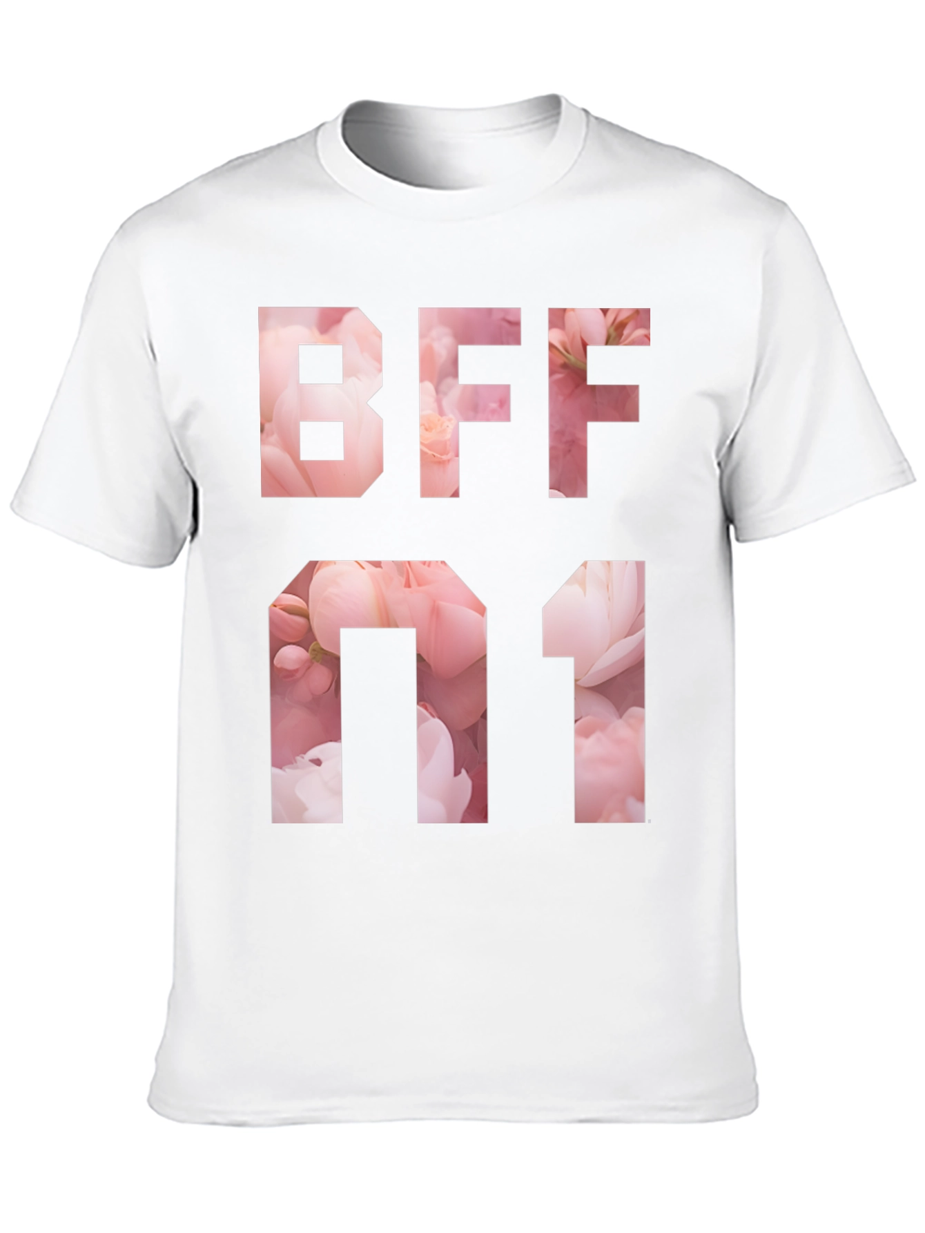 BFF Number One Floral T-Shirt