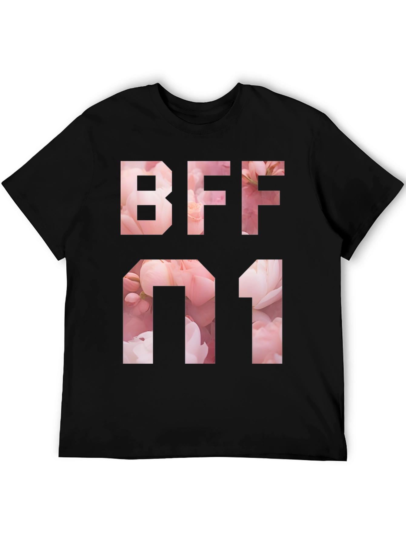 BFF Number One Floral T-Shirt