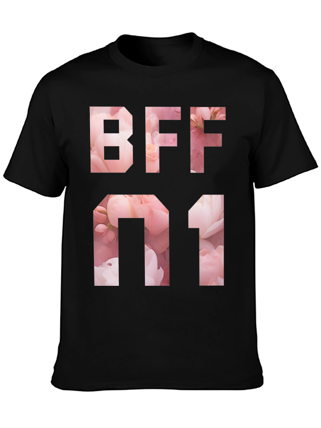 BFF Number One Floral T-Shirt