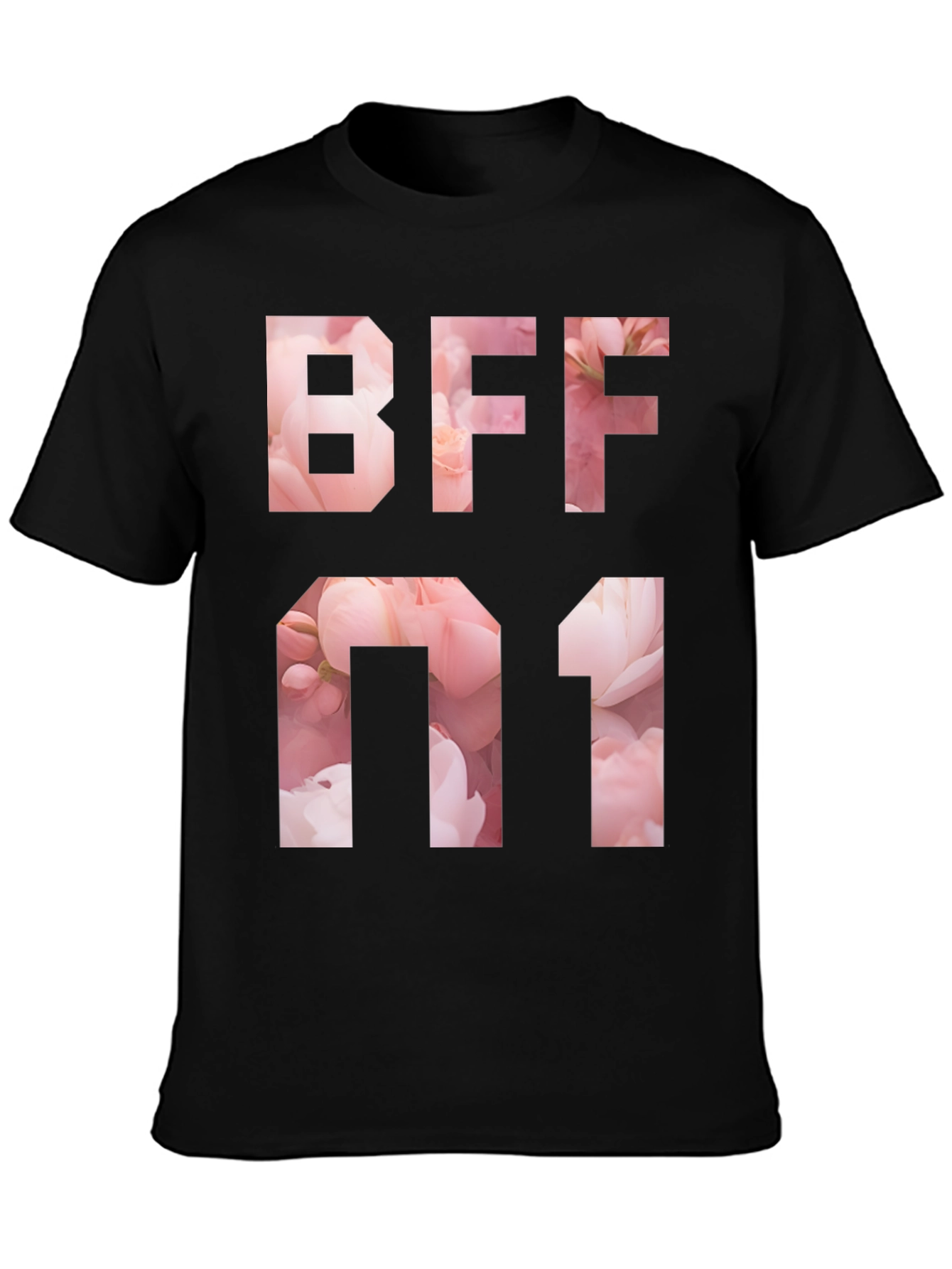 BFF Number One Floral T-Shirt