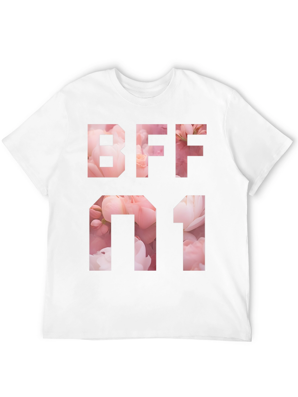 BFF Number One Floral T-Shirt