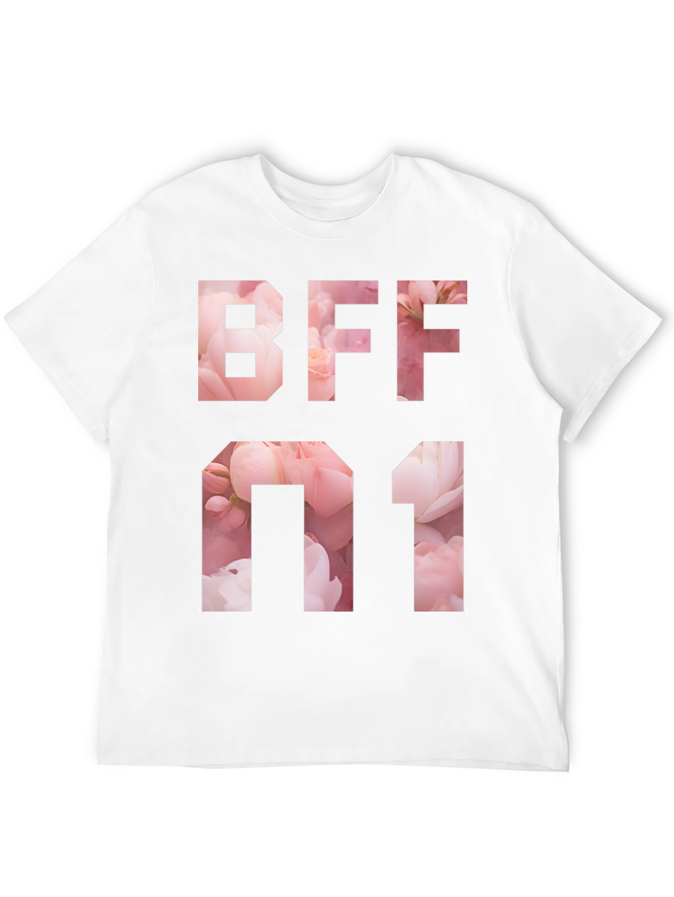 BFF Number One Floral T-Shirt