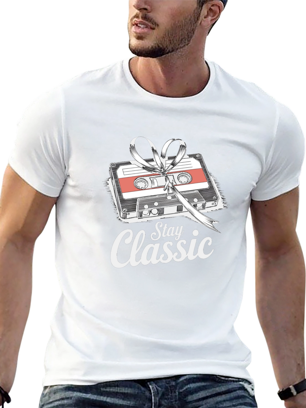 Stay Classic Cassette Tape Graphic Tee