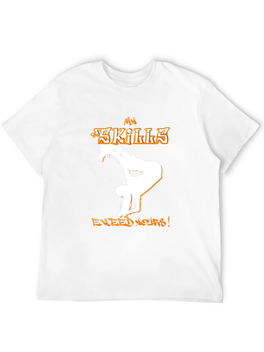 My Skills Exceed Yours Black T-Shirt
