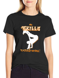 My Skills Exceed Yours Black T-Shirt