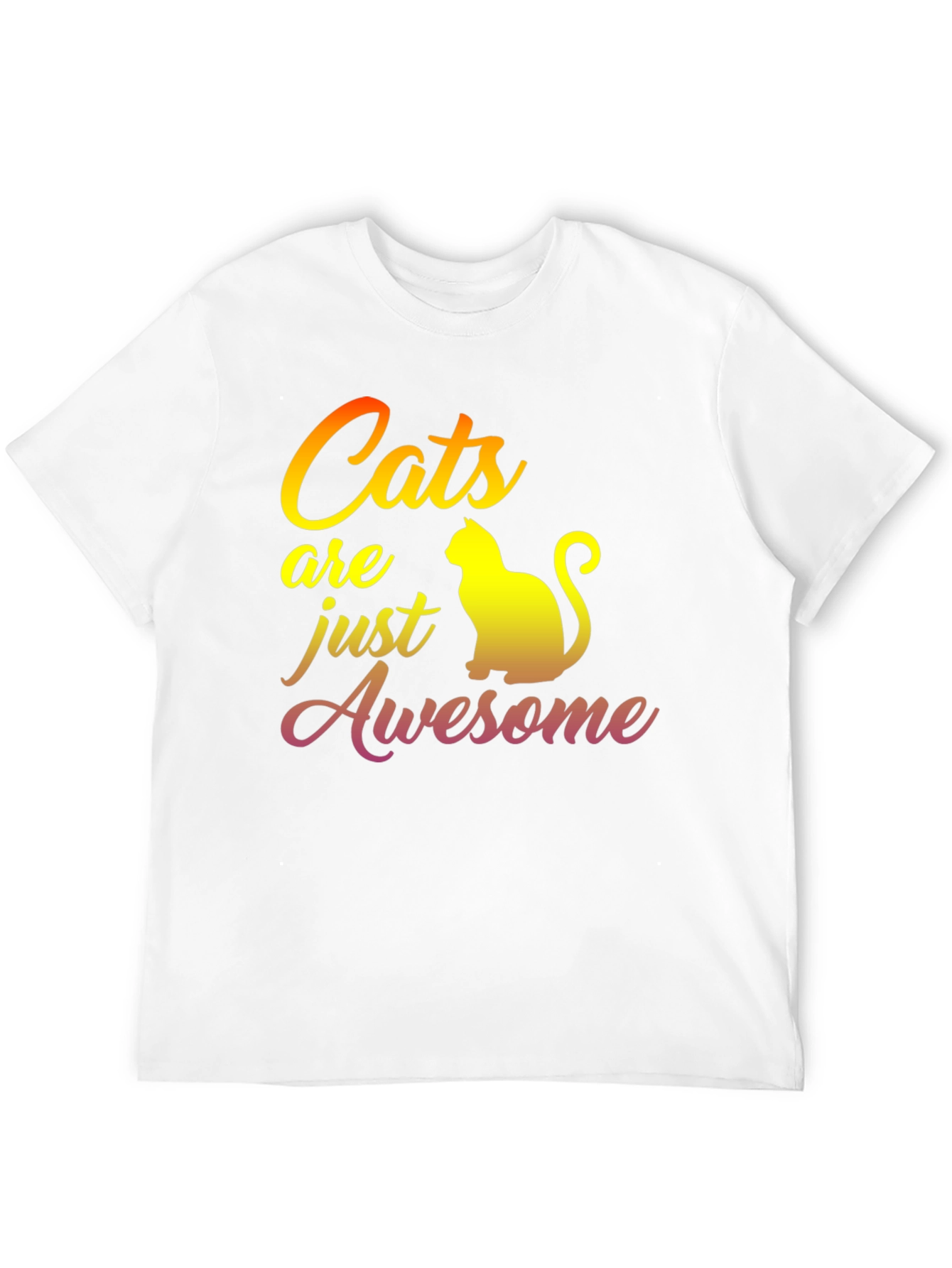 Cats Are Awesome Graphic T-Shirt