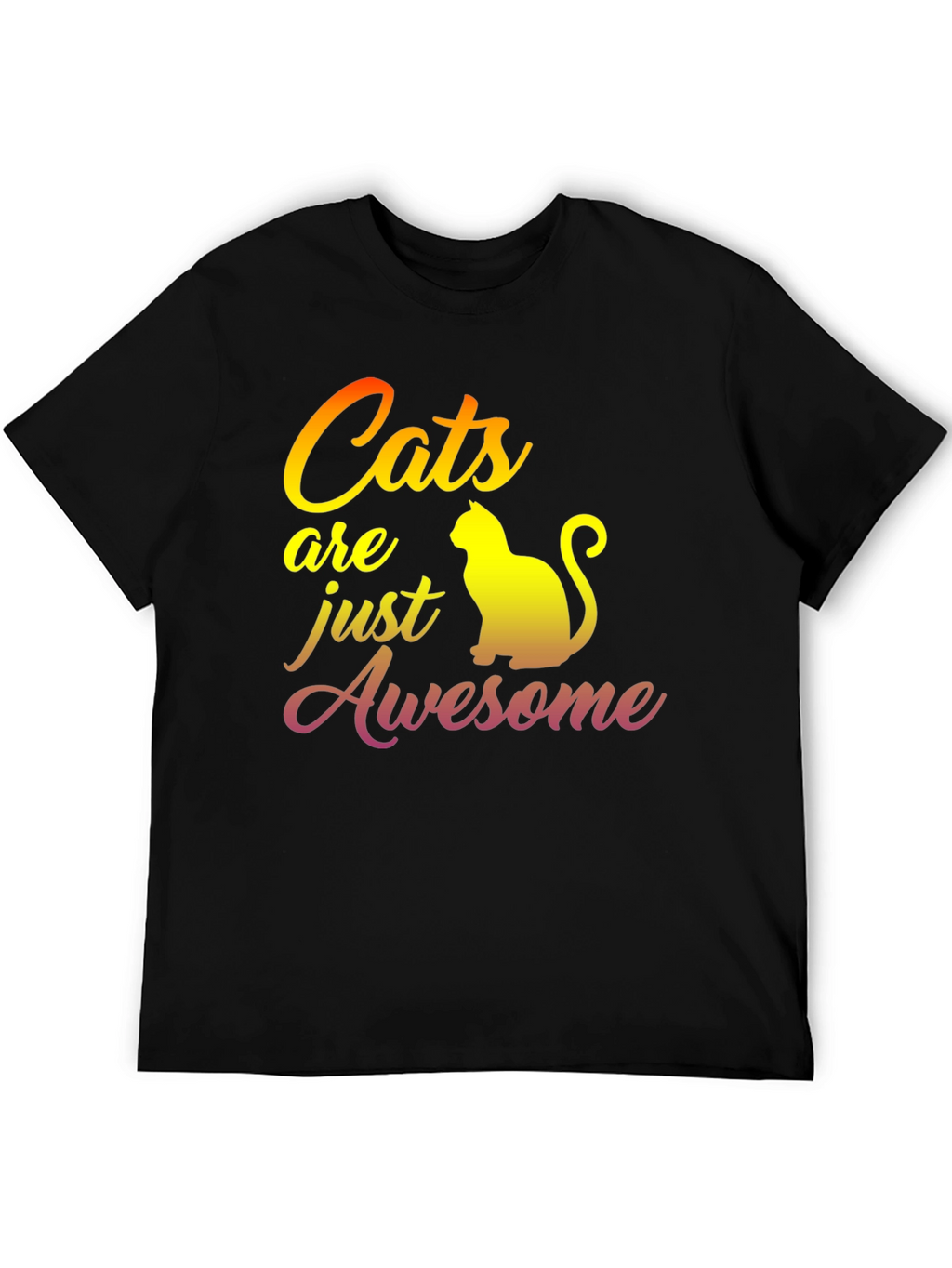 Cats Are Awesome Graphic T-Shirt