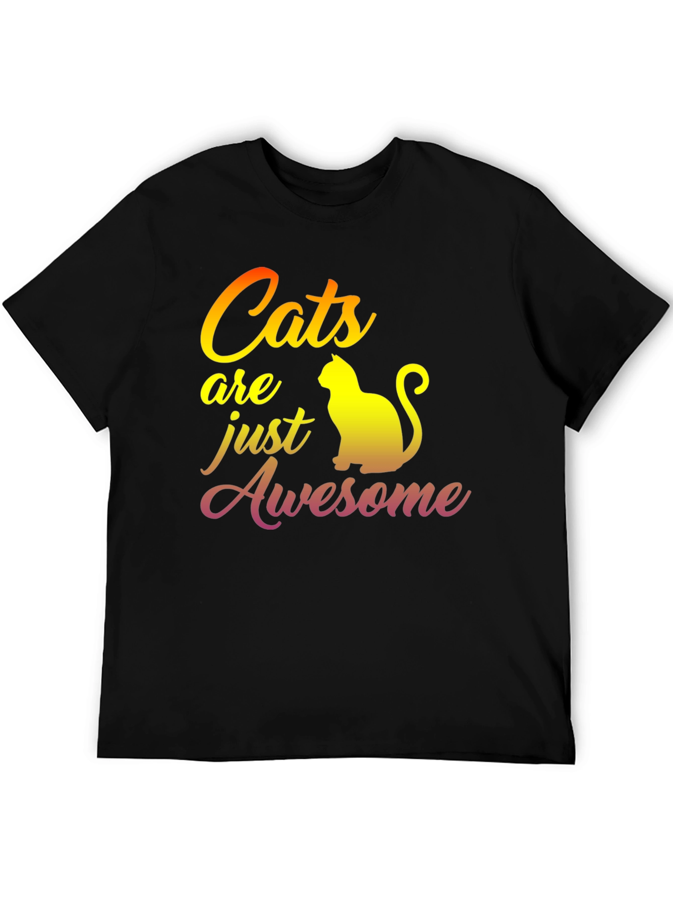 Cats Are Awesome Graphic T-Shirt