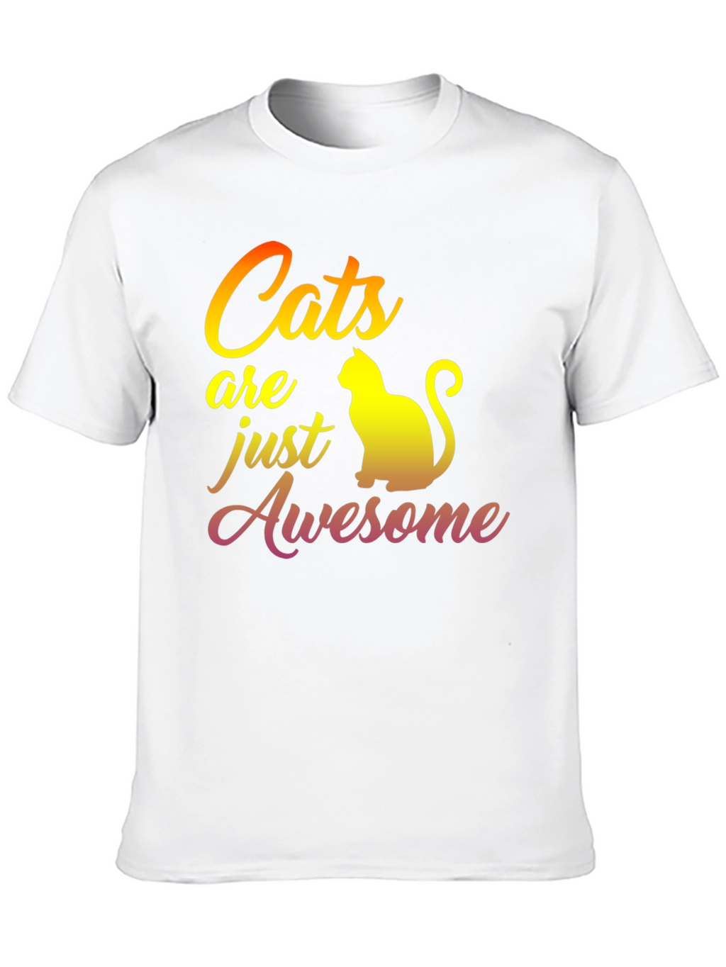 Cats Are Awesome Graphic T-Shirt