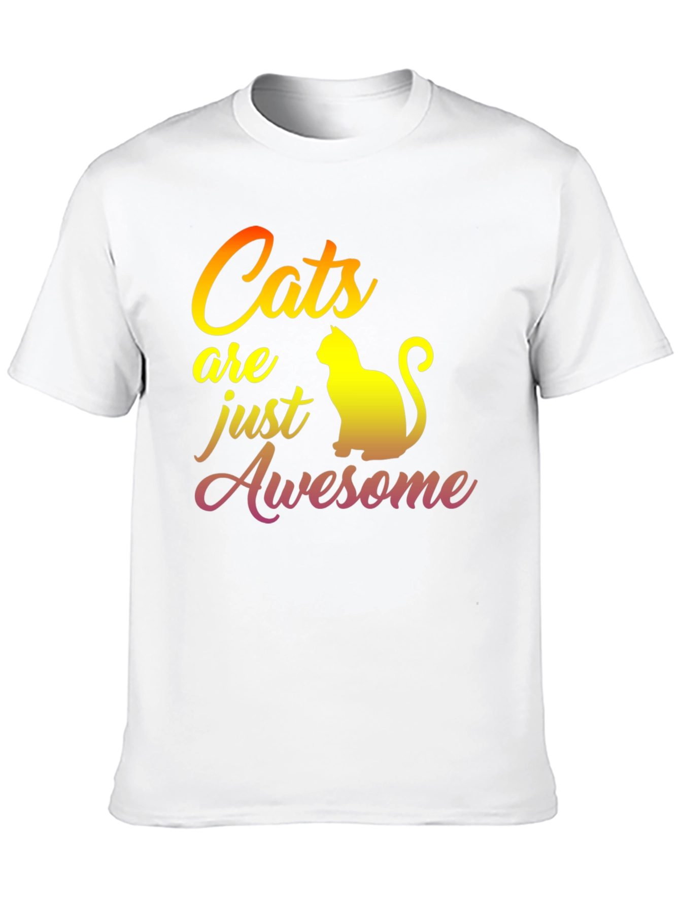 Cats Are Awesome Graphic T-Shirt