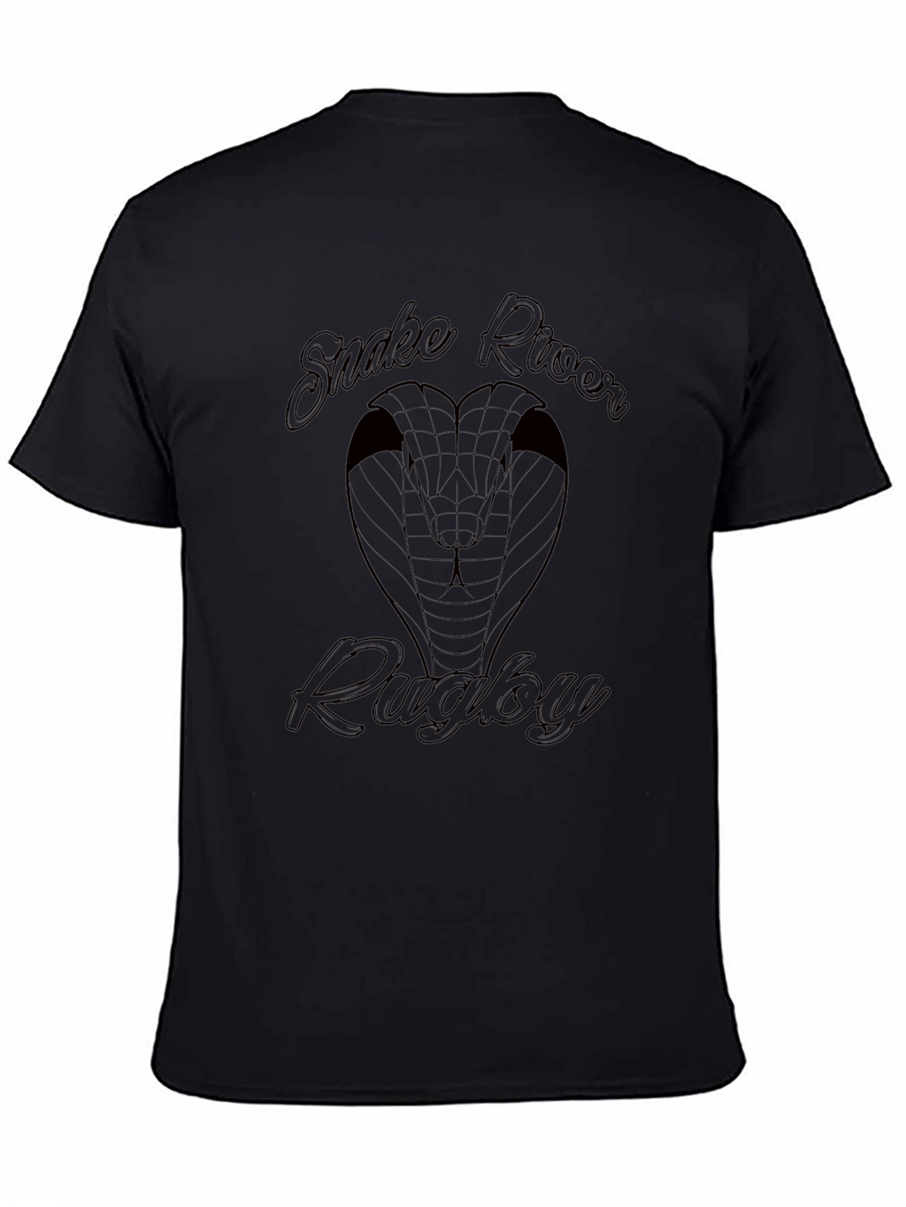 Snake River Rugby Graphic Tee - Black T-Shirt