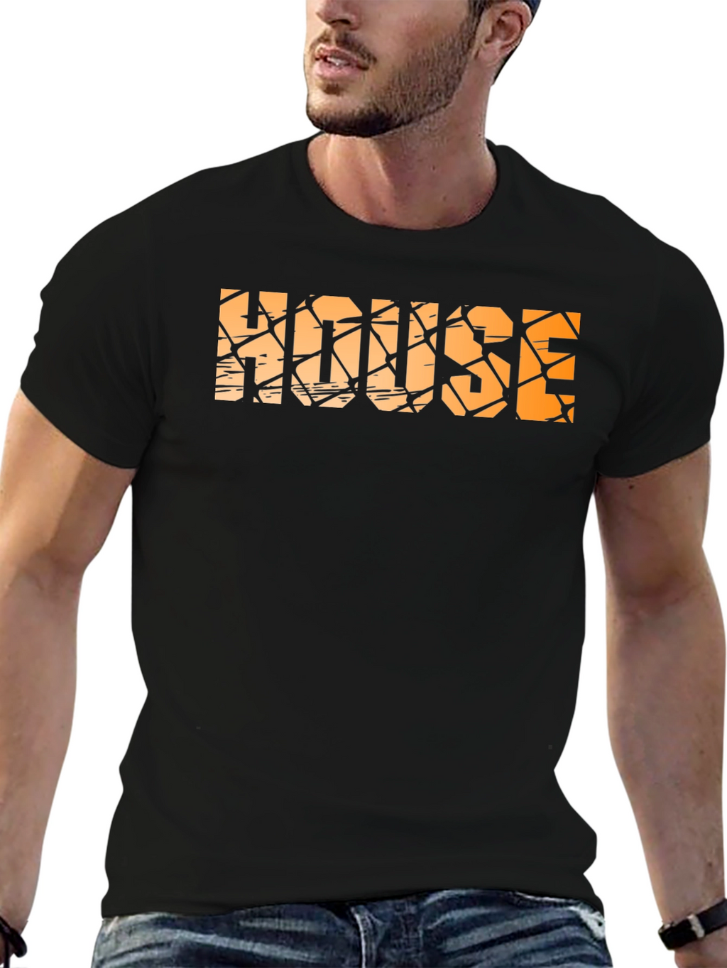 HOUSE Graphic Print Mens T-Shirt