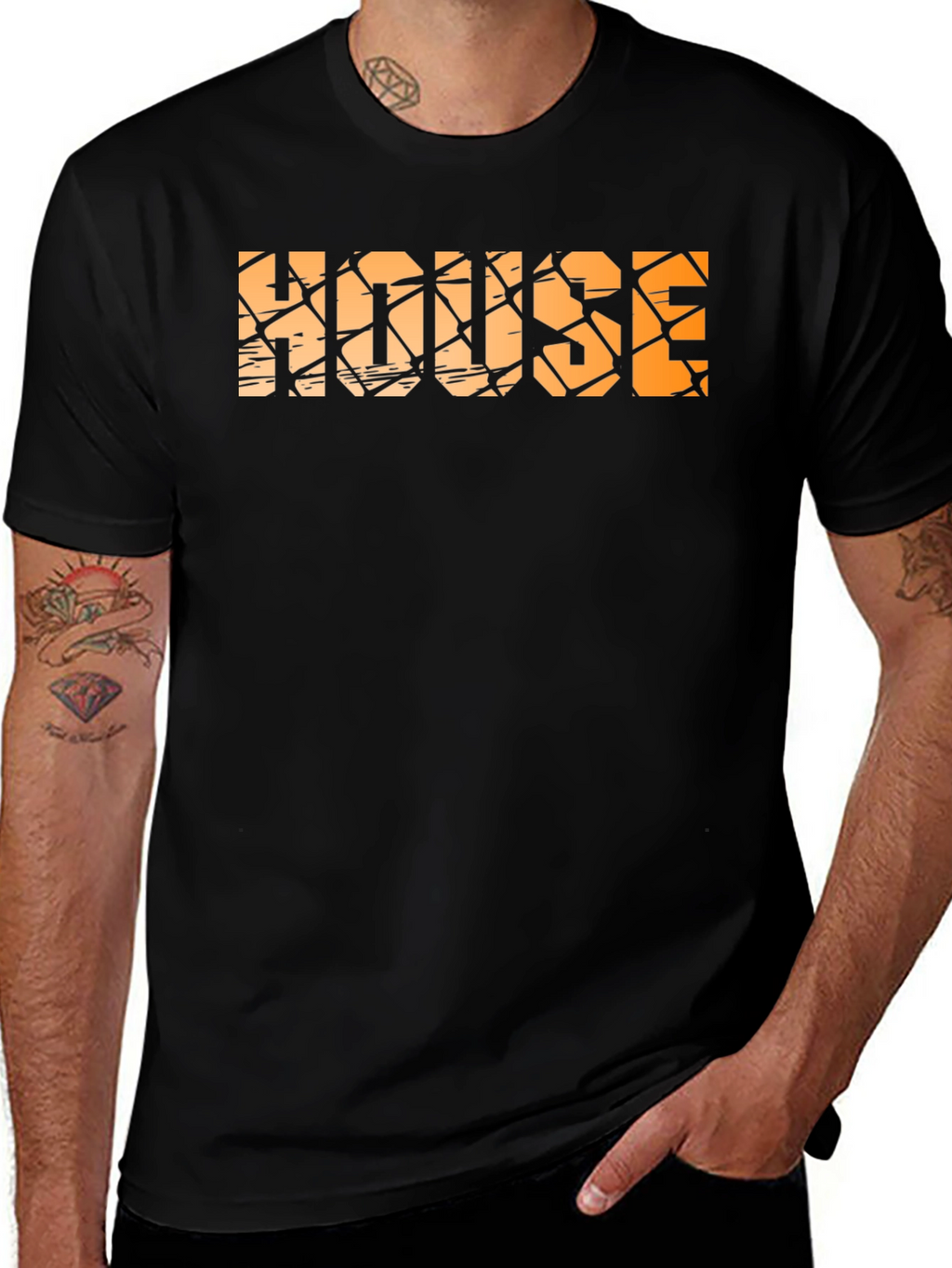 HOUSE Graphic Print Mens T-Shirt