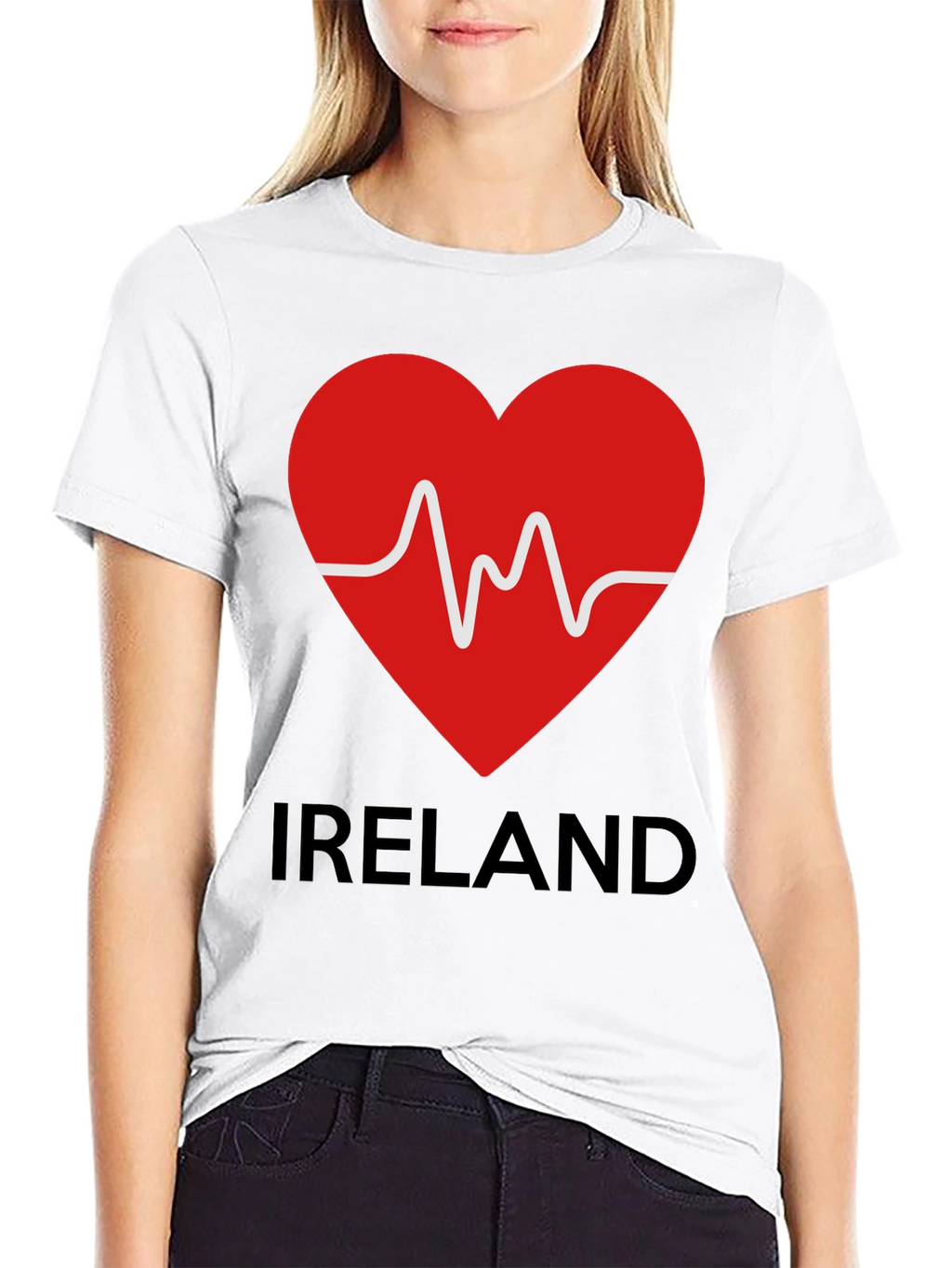 Ireland Heartbeat T-Shirt - Show Your Love!