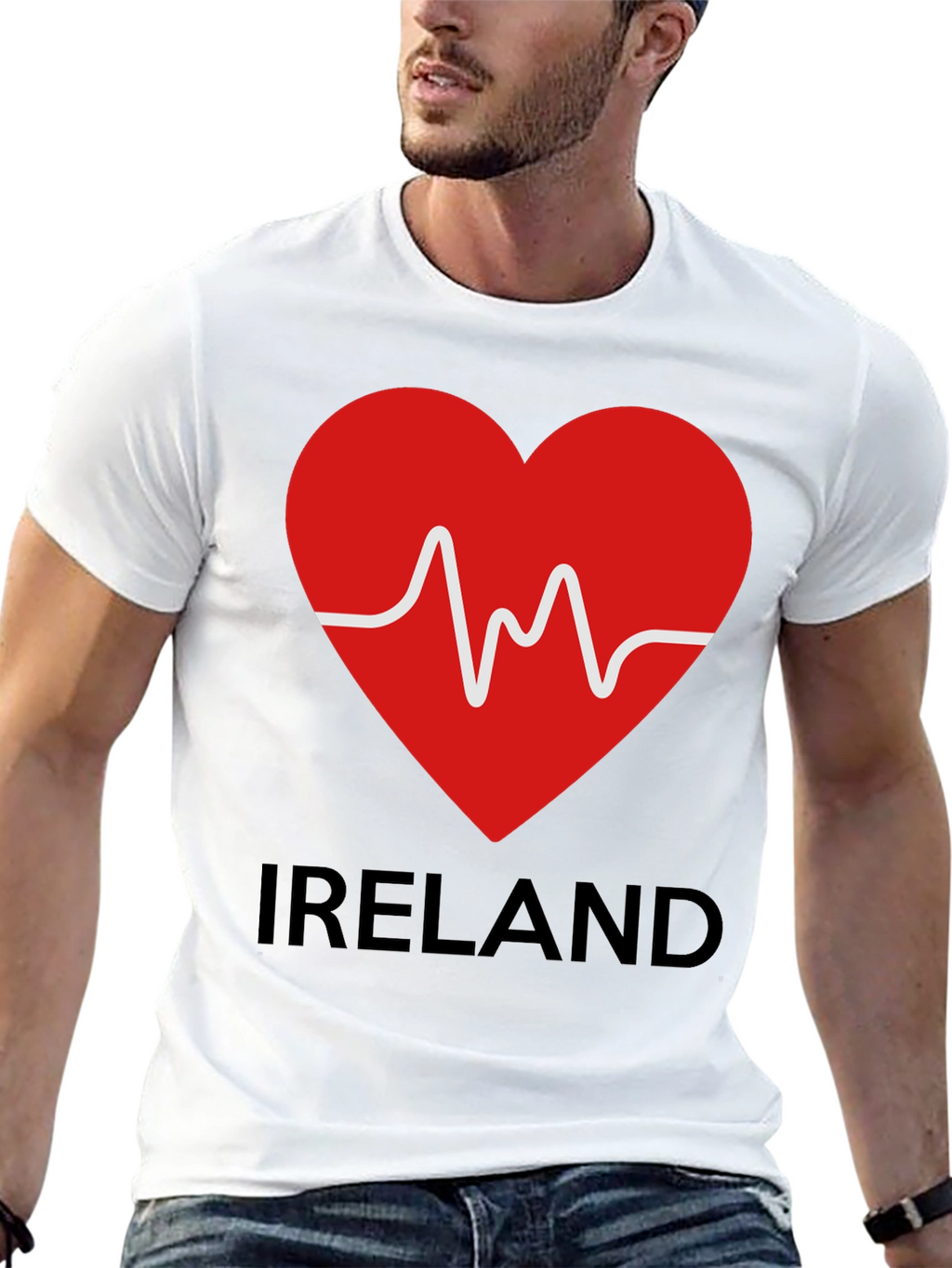 Ireland Heartbeat T-Shirt - Show Your Love!