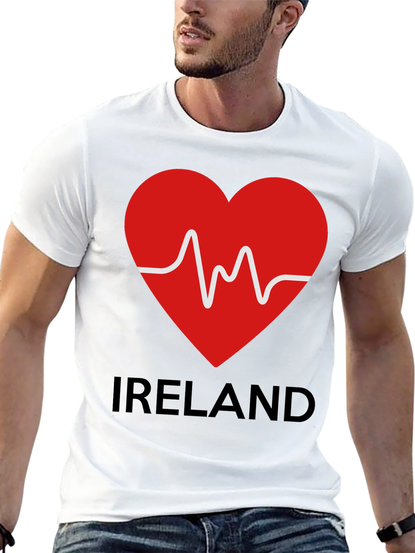 Ireland Heartbeat T-Shirt - Show Your Love!