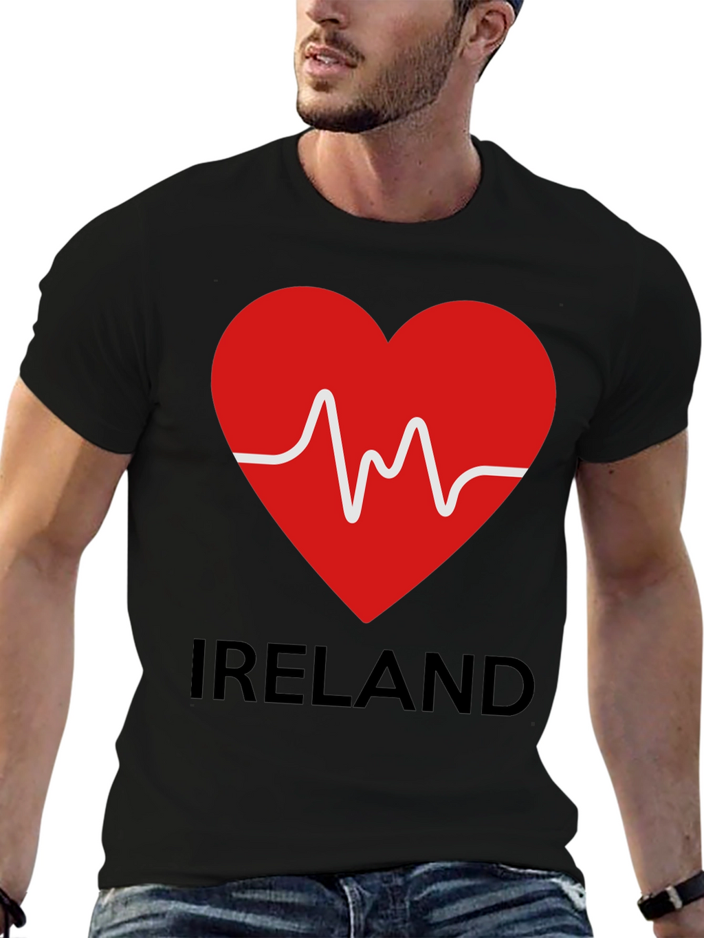 Ireland Heartbeat T-Shirt - Show Your Love!
