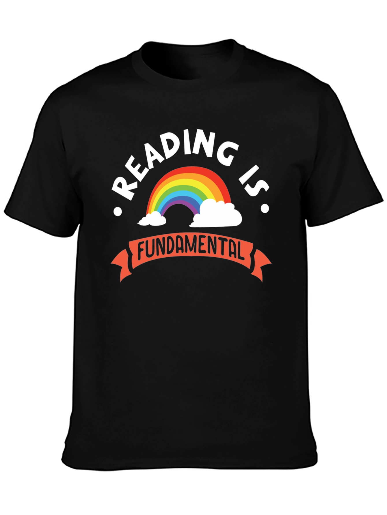 Reading Is Fundamental Rainbow Graphic Tee