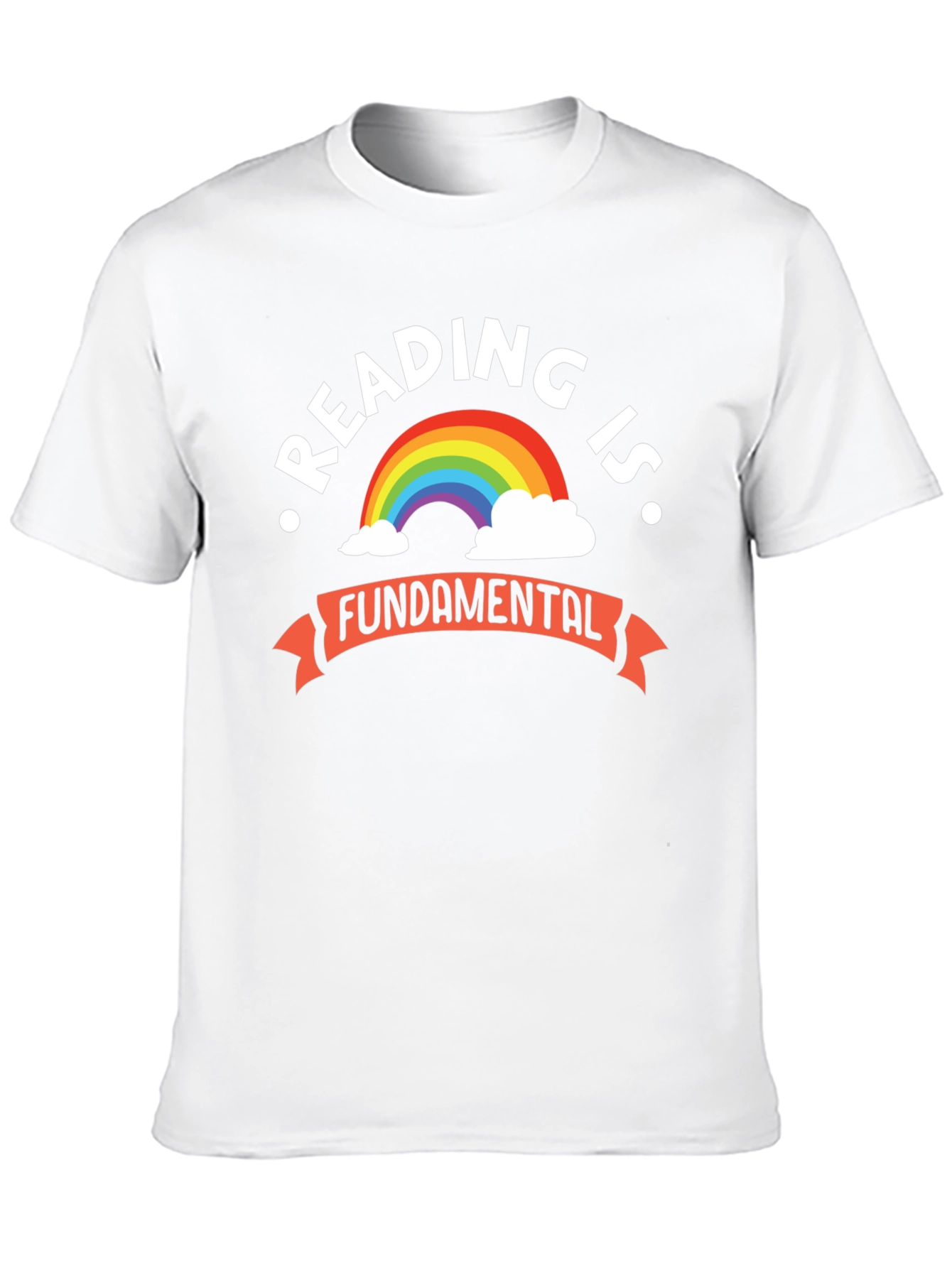 Reading Is Fundamental Rainbow Graphic Tee