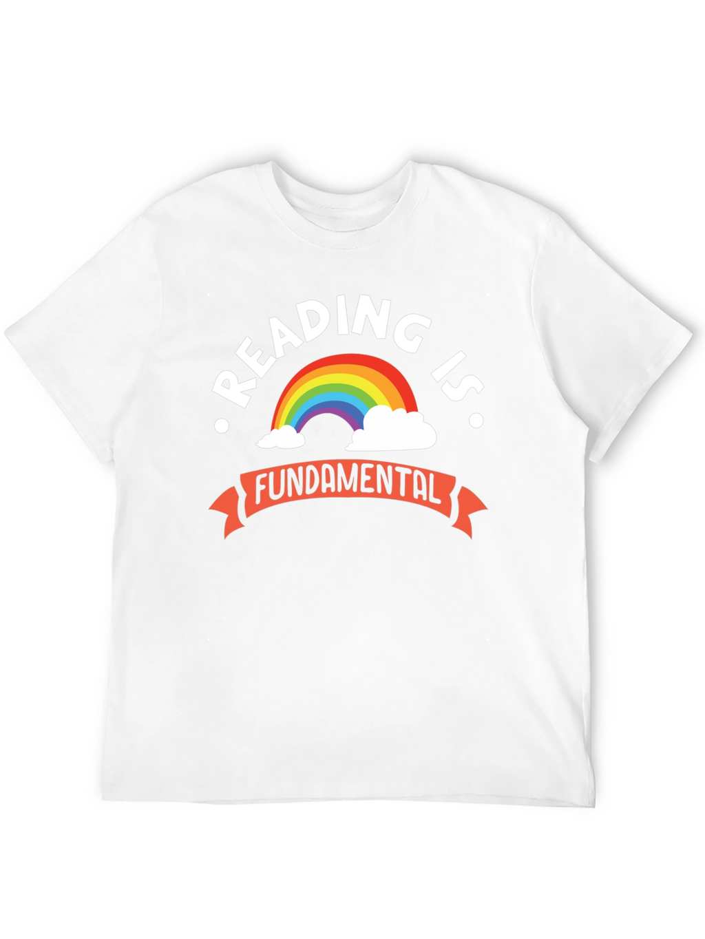 Reading Is Fundamental Rainbow Graphic Tee