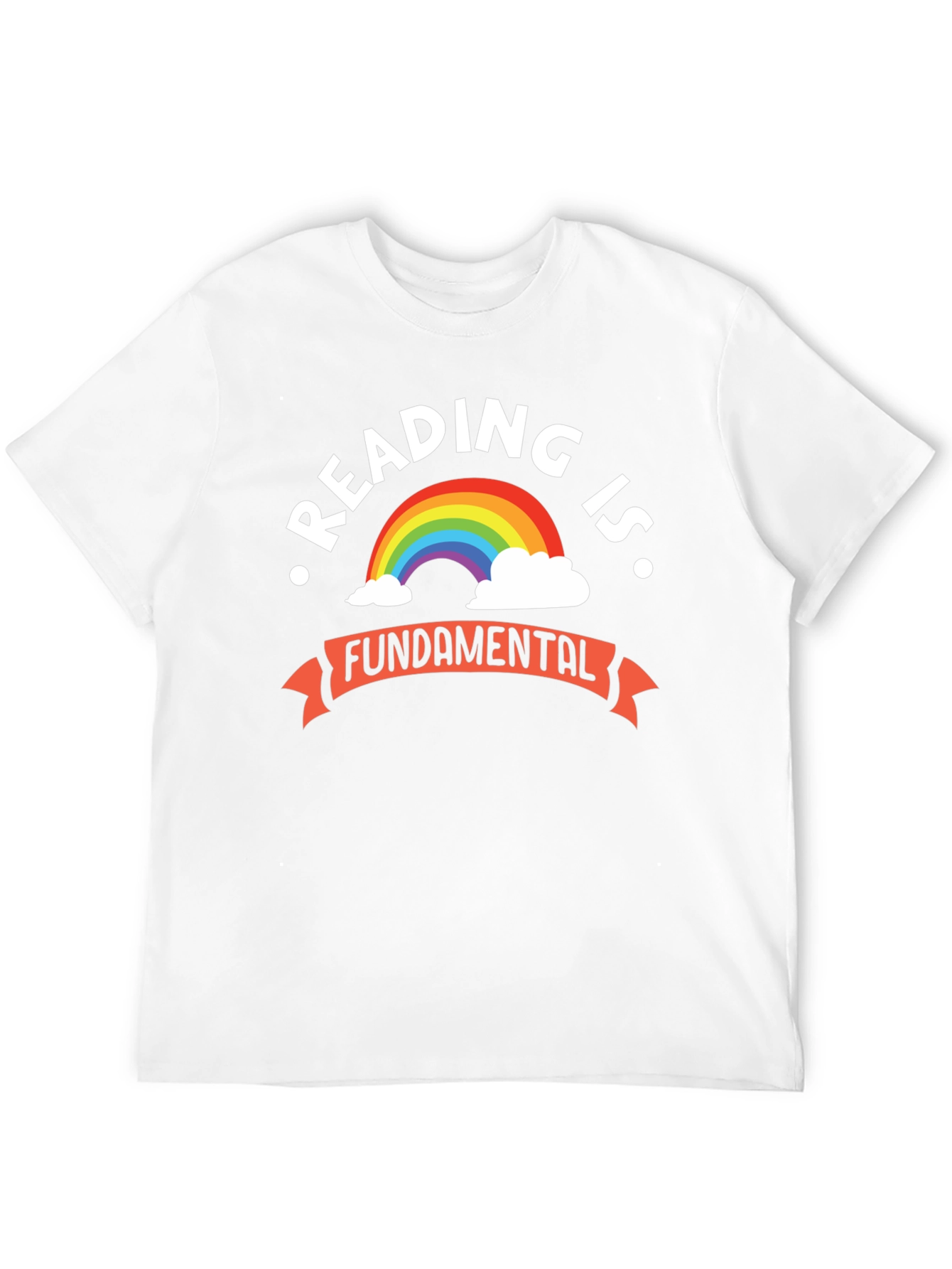 Reading Is Fundamental Rainbow Graphic Tee