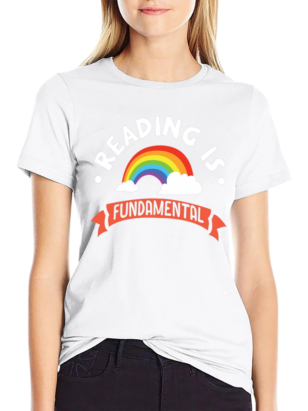 Reading Is Fundamental Rainbow Graphic Tee
