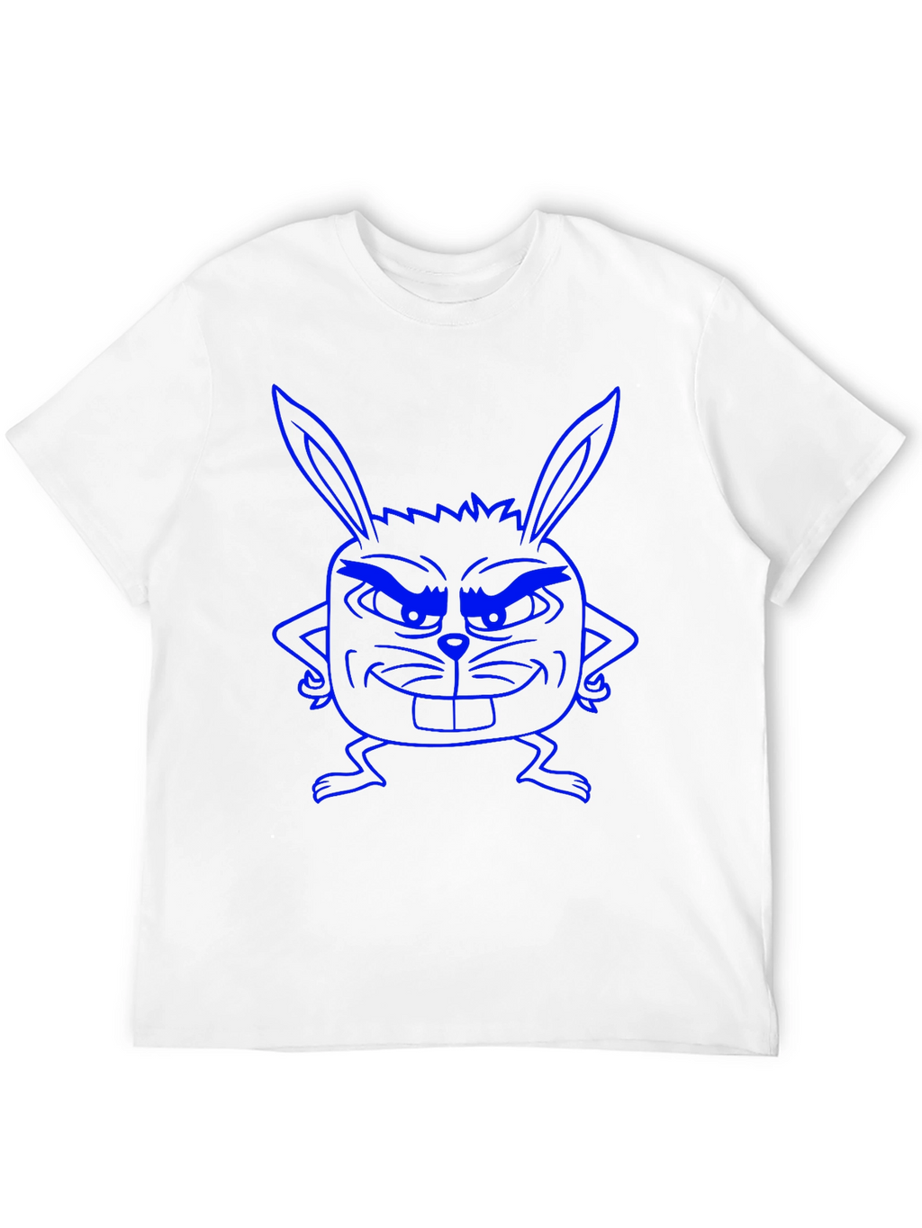 Funny Bunny Graphic Tee - Black