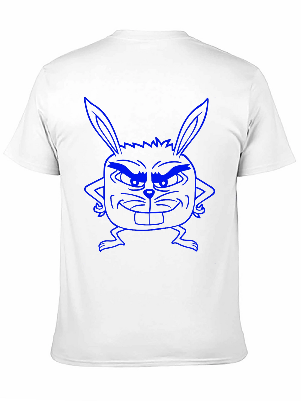 Funny Bunny Graphic Tee - Black