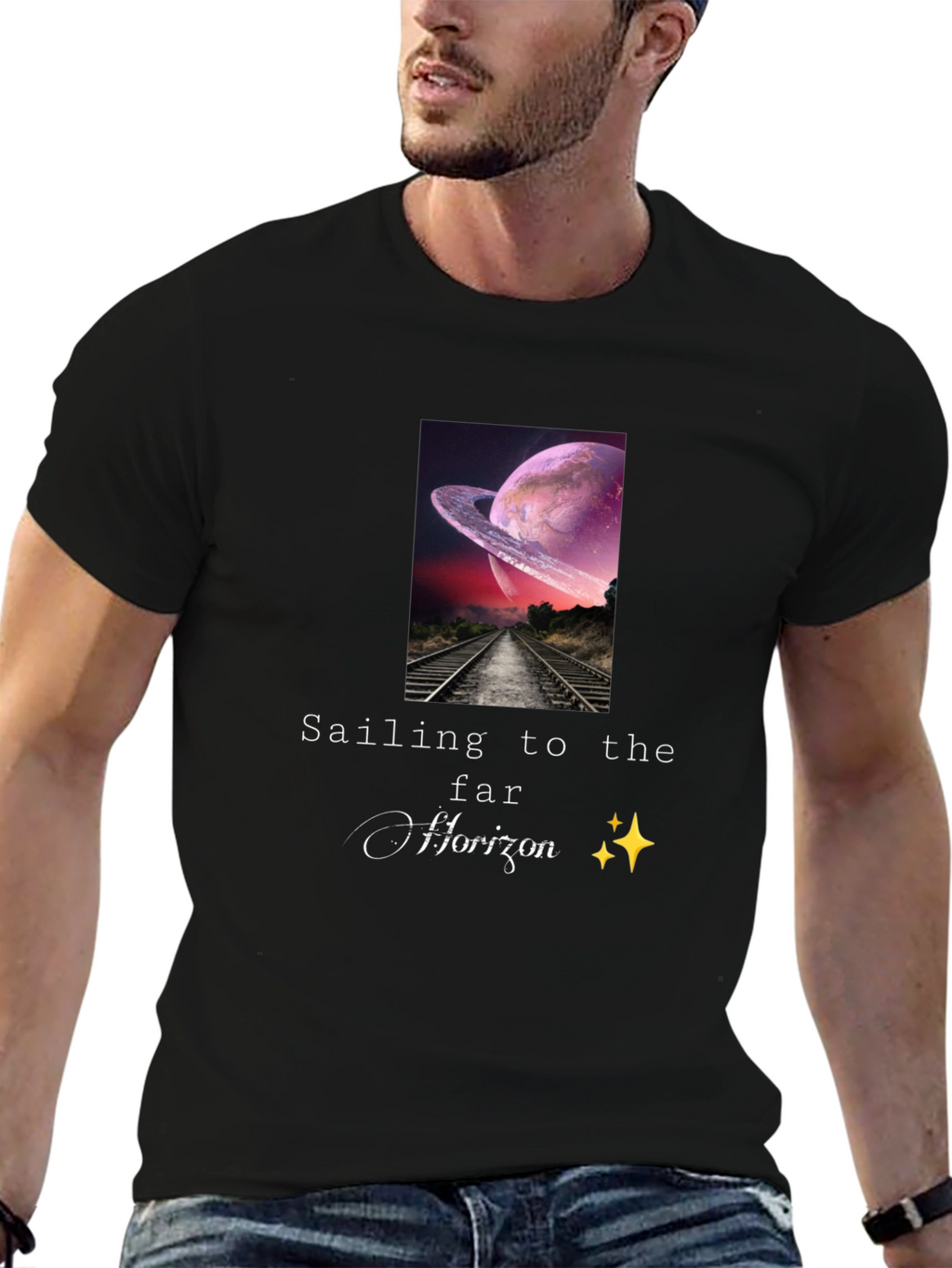 Sailing to the Far Horizon Graphic T-Shirt