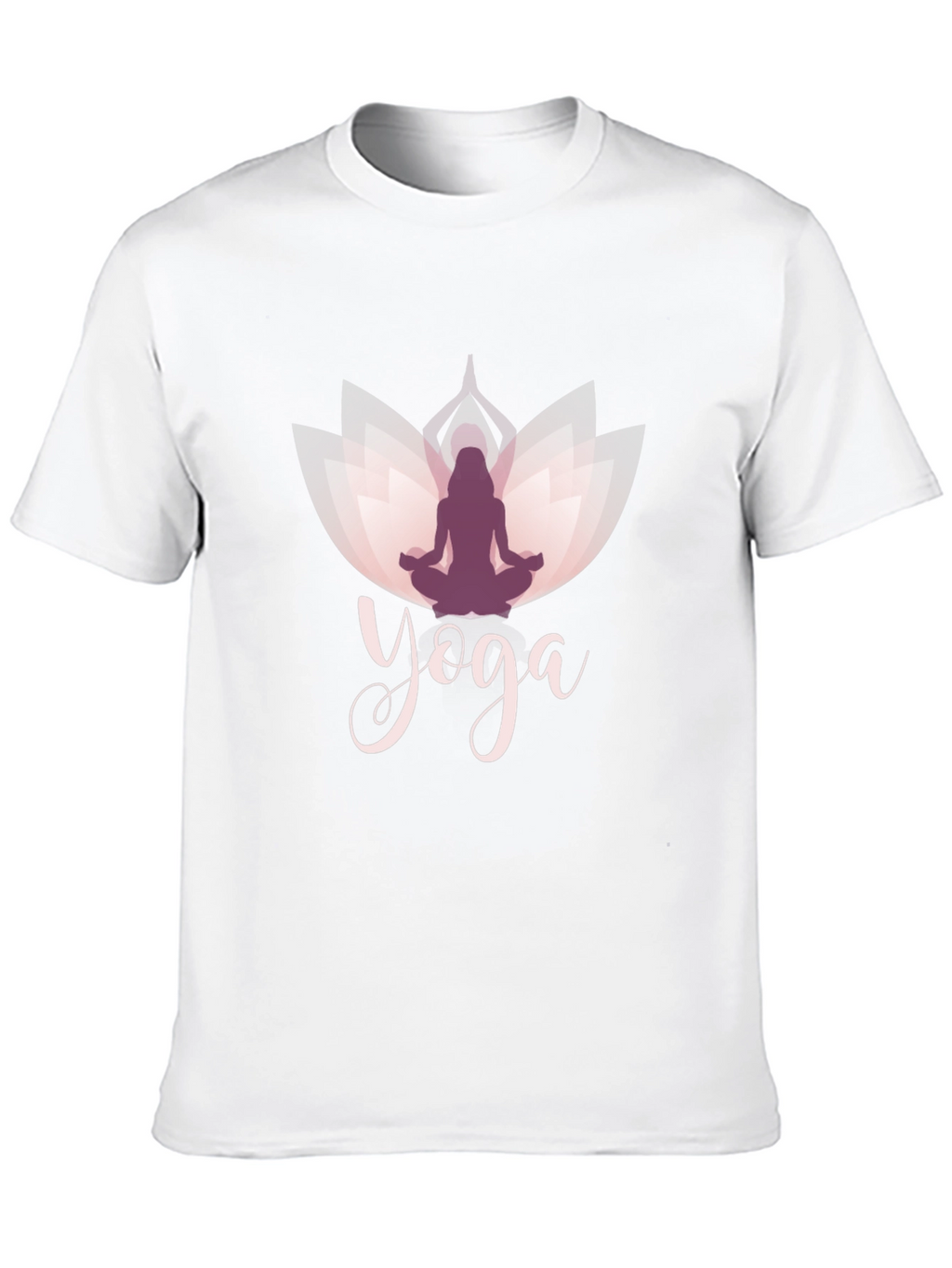 Yoga Lotus T-Shirt - Mens Black Tee