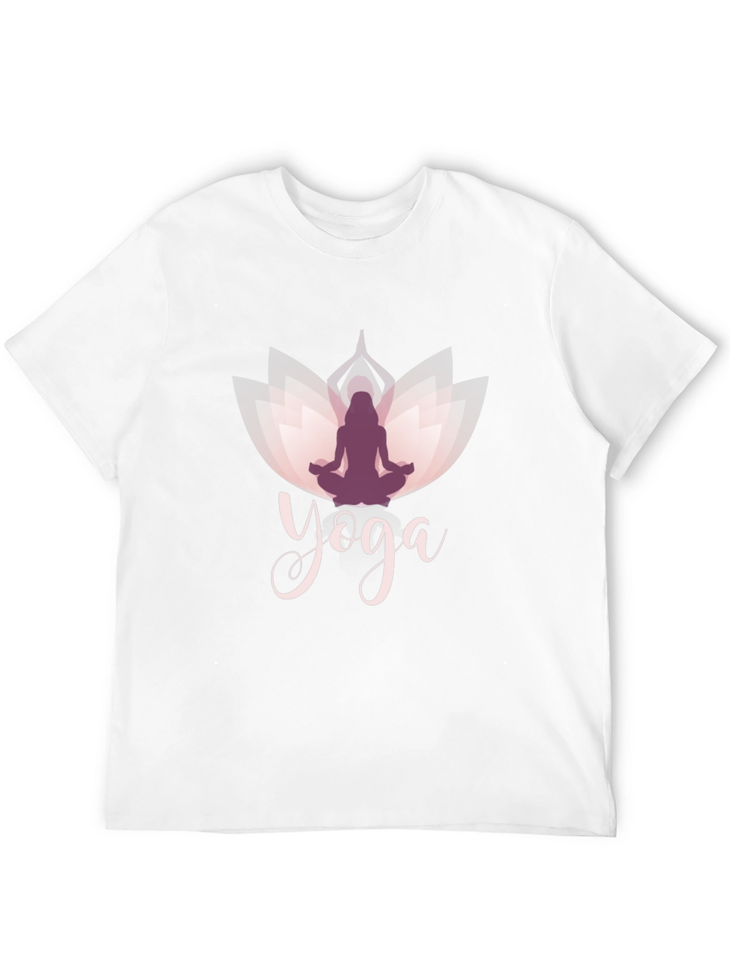 Yoga Lotus T-Shirt - Mens Black Tee