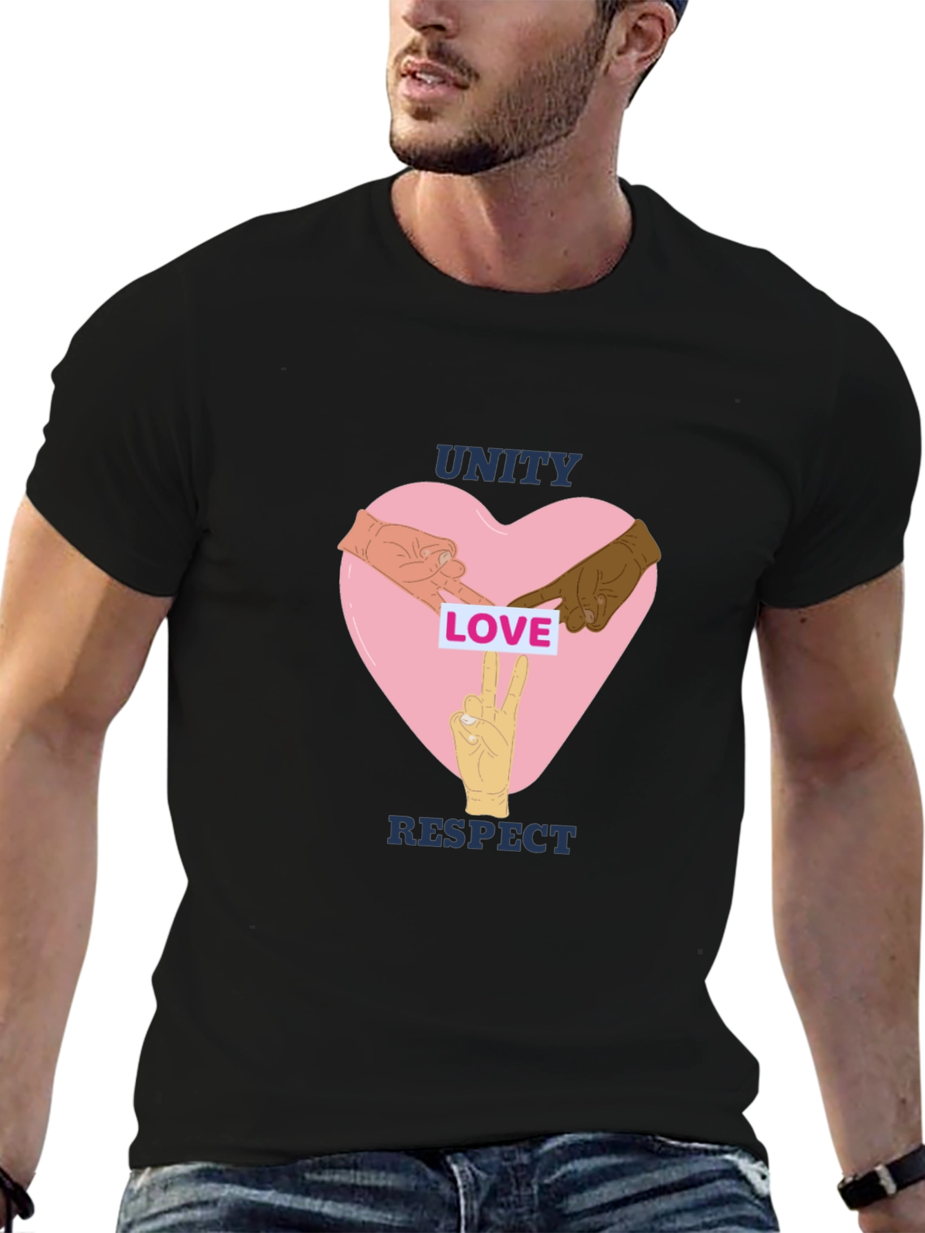 Unity Love Respect Graphic Tee