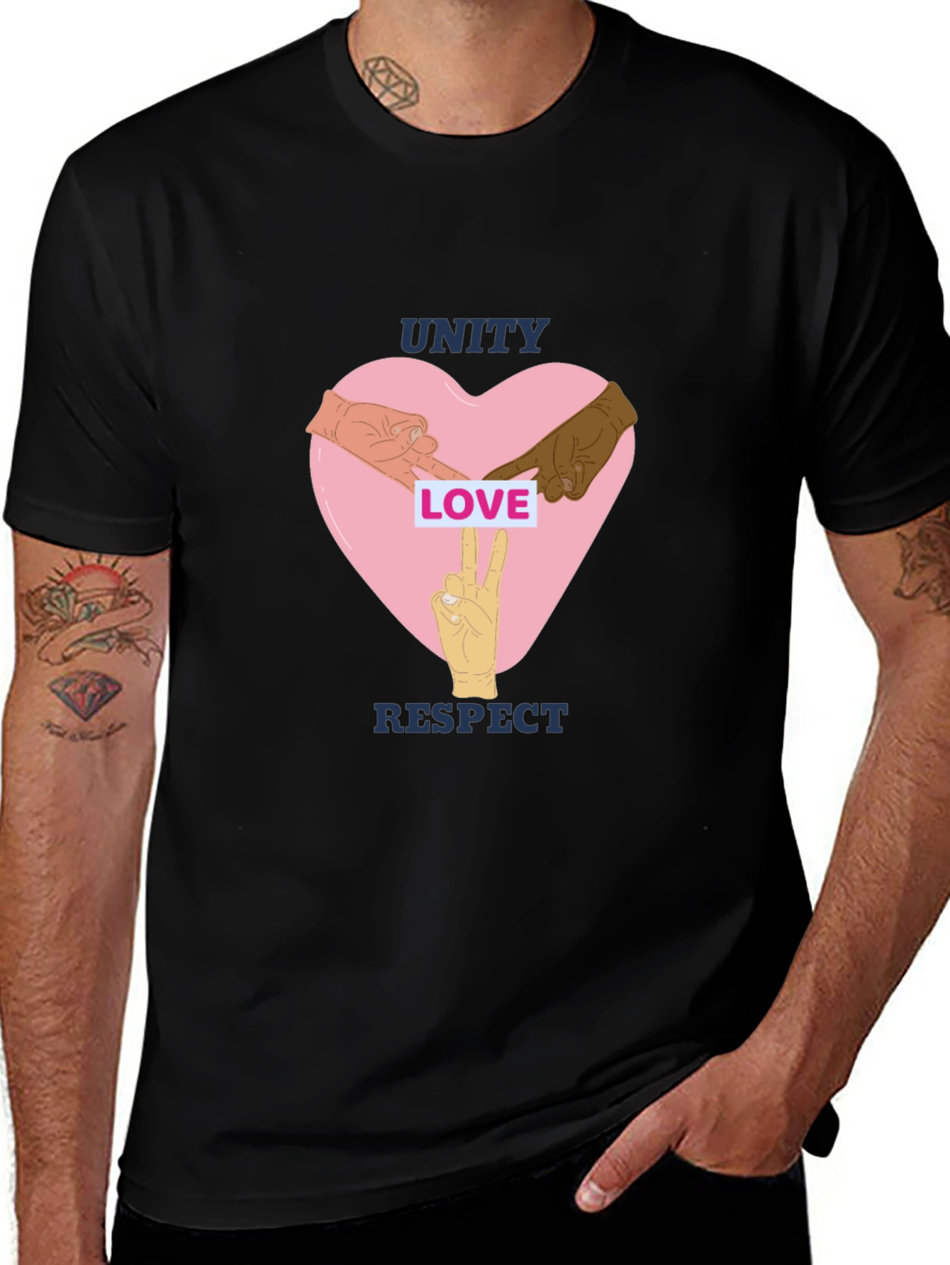 Unity Love Respect Graphic Tee