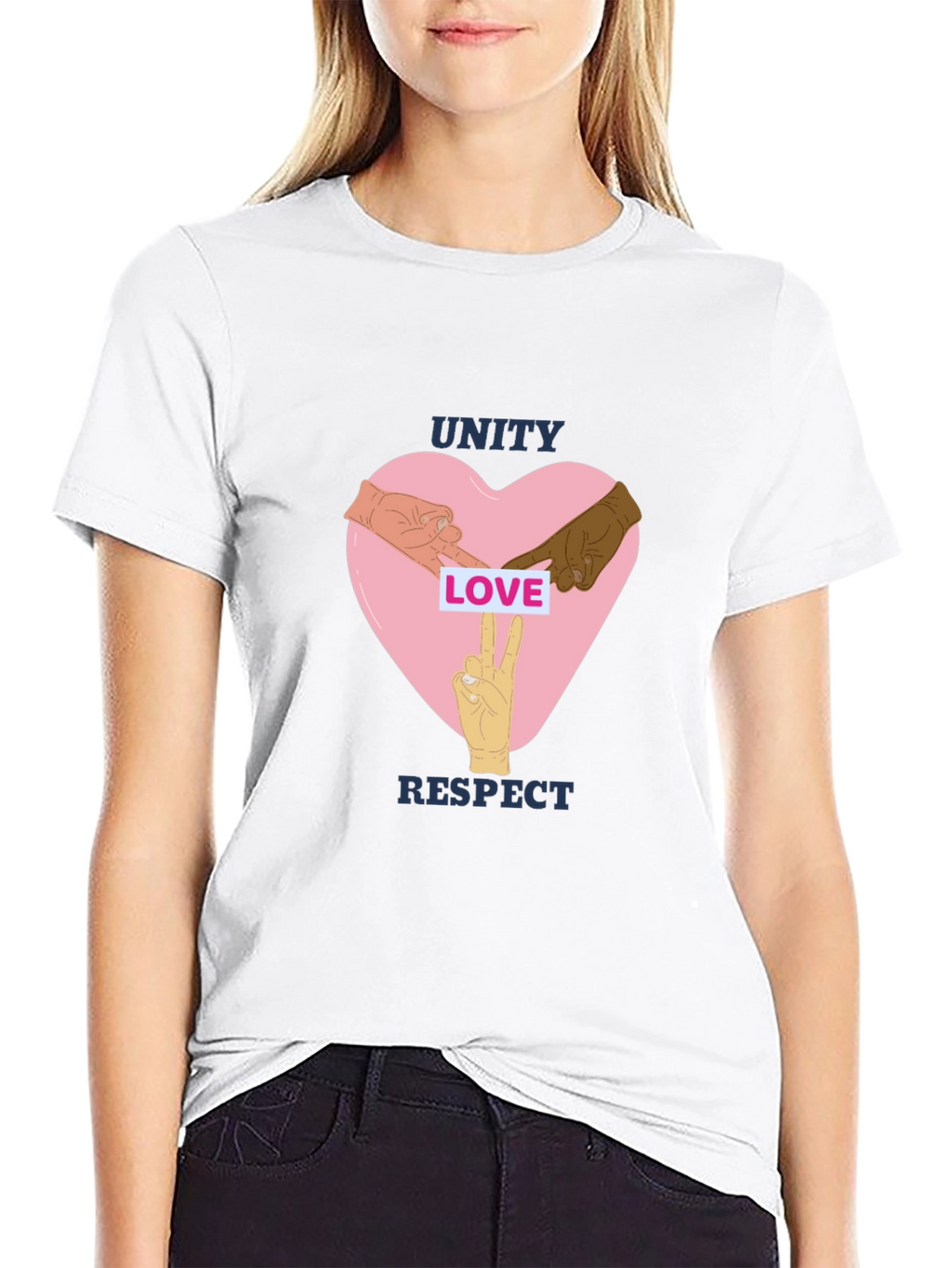 Unity Love Respect Graphic Tee