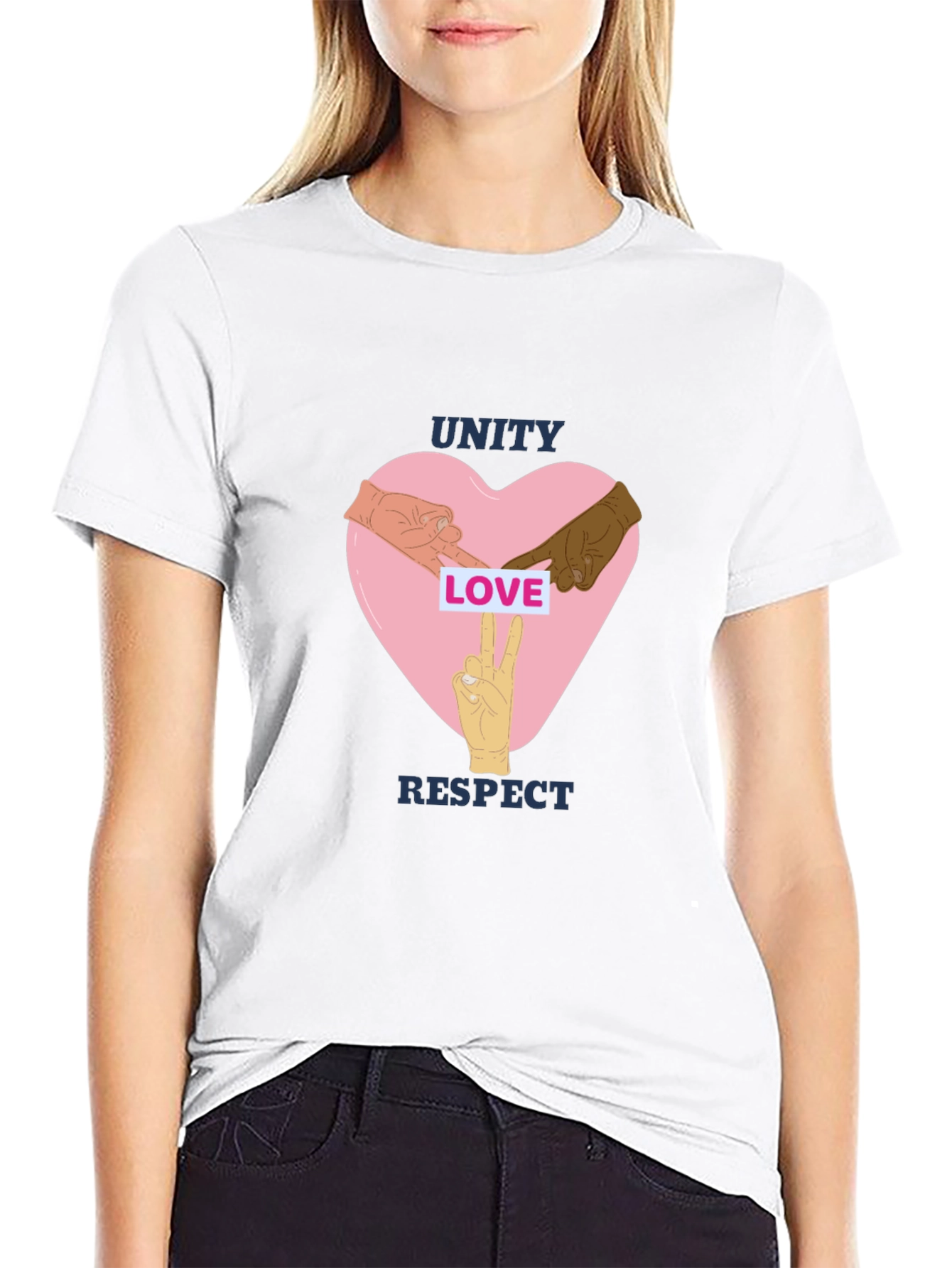 Unity Love Respect Graphic Tee