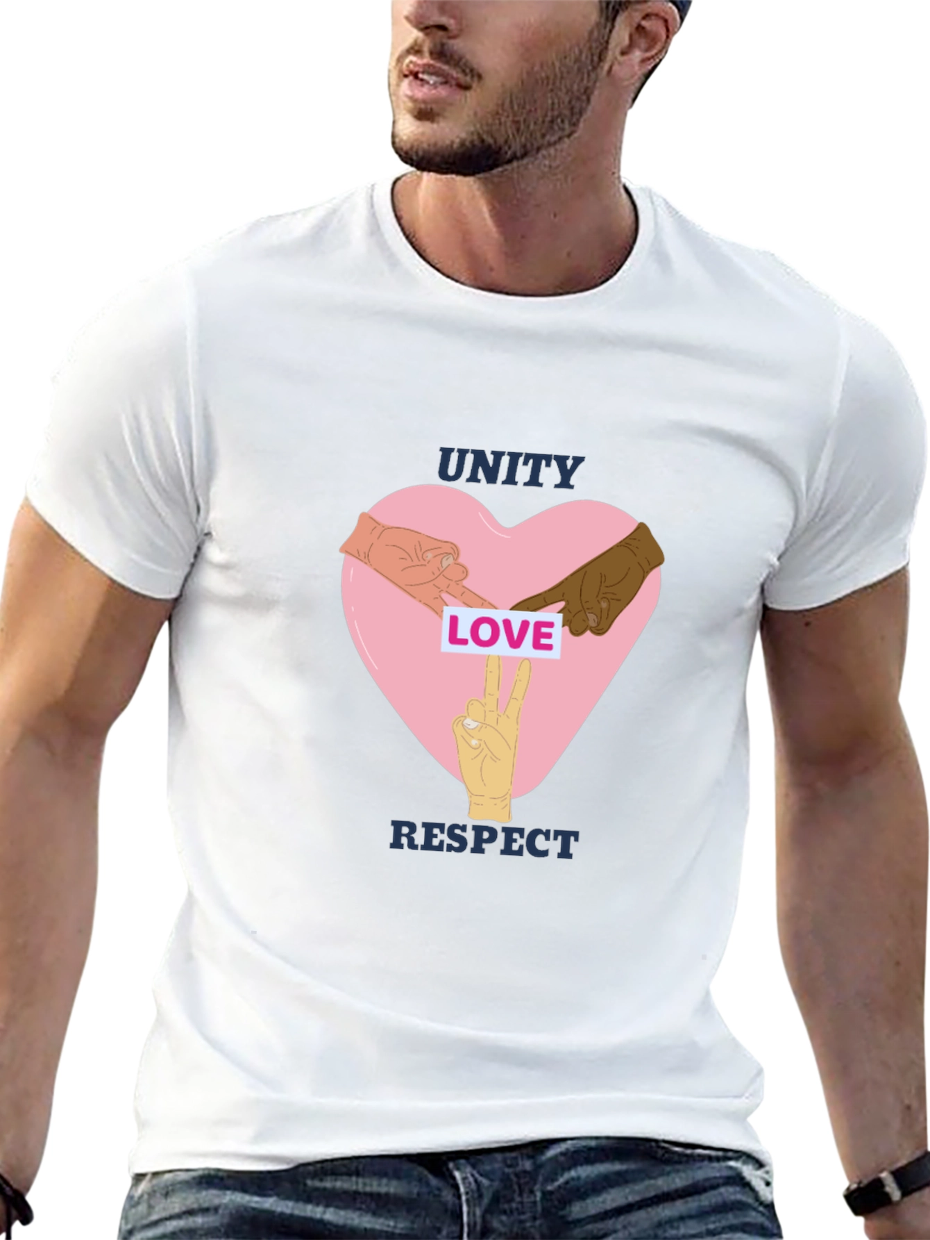 Unity Love Respect Graphic Tee