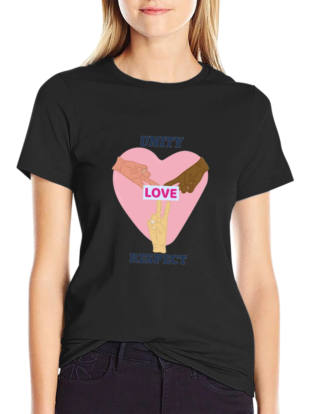 Unity Love Respect Graphic Tee