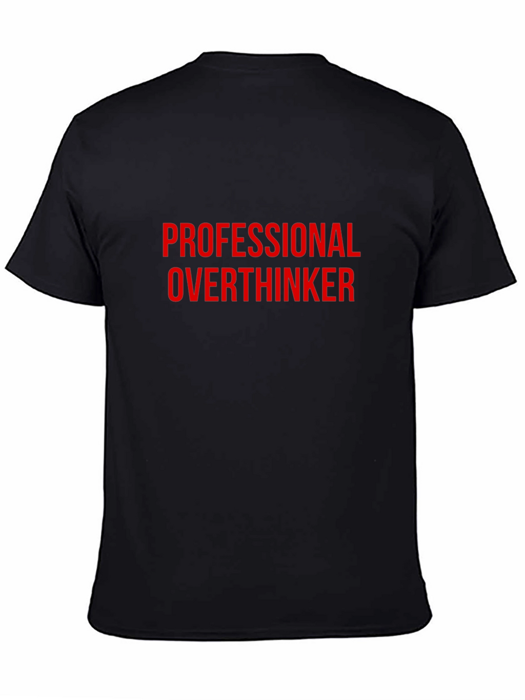 Professional Overthinker Graphic Tee - Black