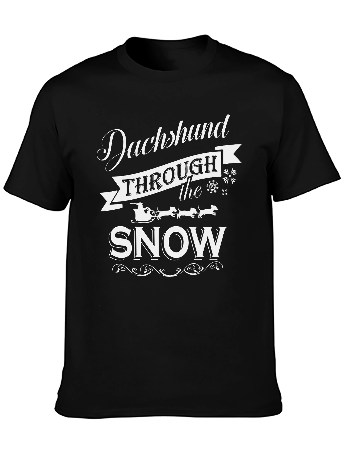 Dachshund Through the Snow T-Shirt